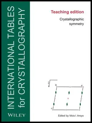Cover for International Tables with a square on the cover.