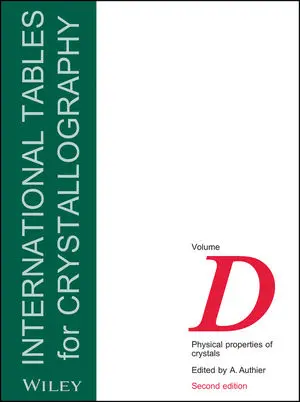 Cover for International Tables with letter D on the cover.