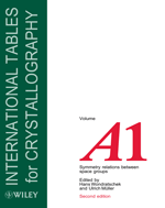 Cover for International Tables with letter A1 on the cover.