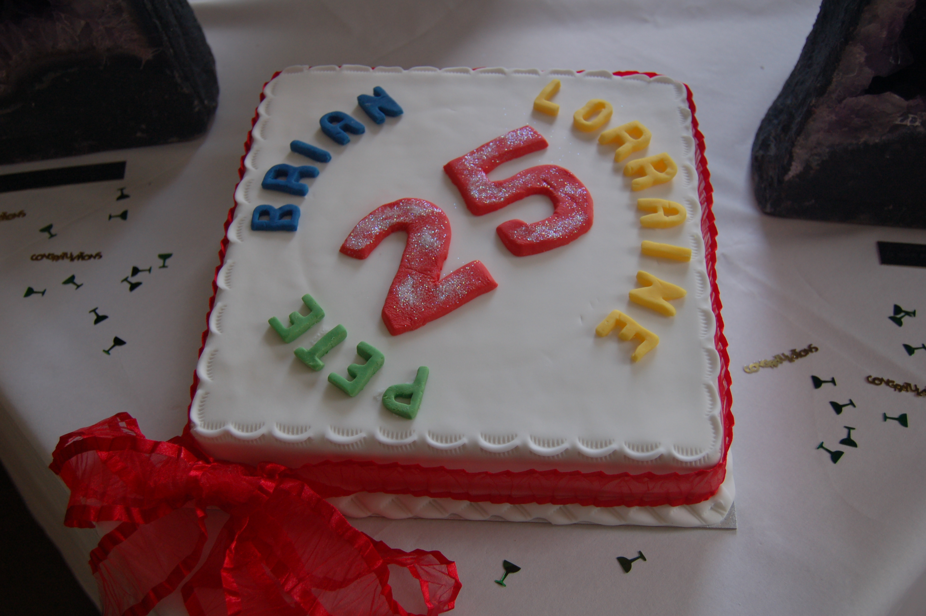 2011: Chester staff jubilees: Presentation