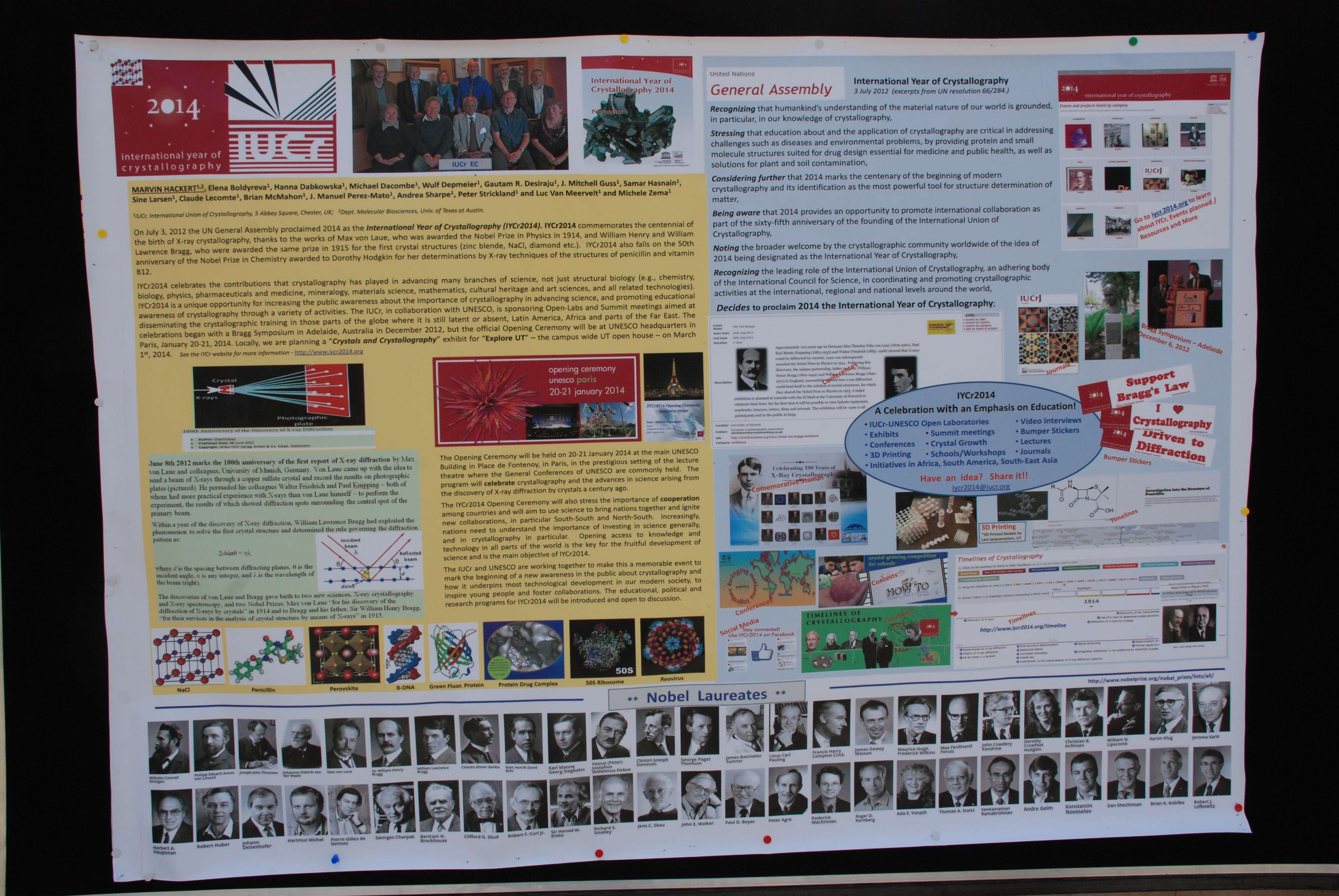 2014: South Asia Summit Meeting on Vistas in structural chemistry: Exhibition