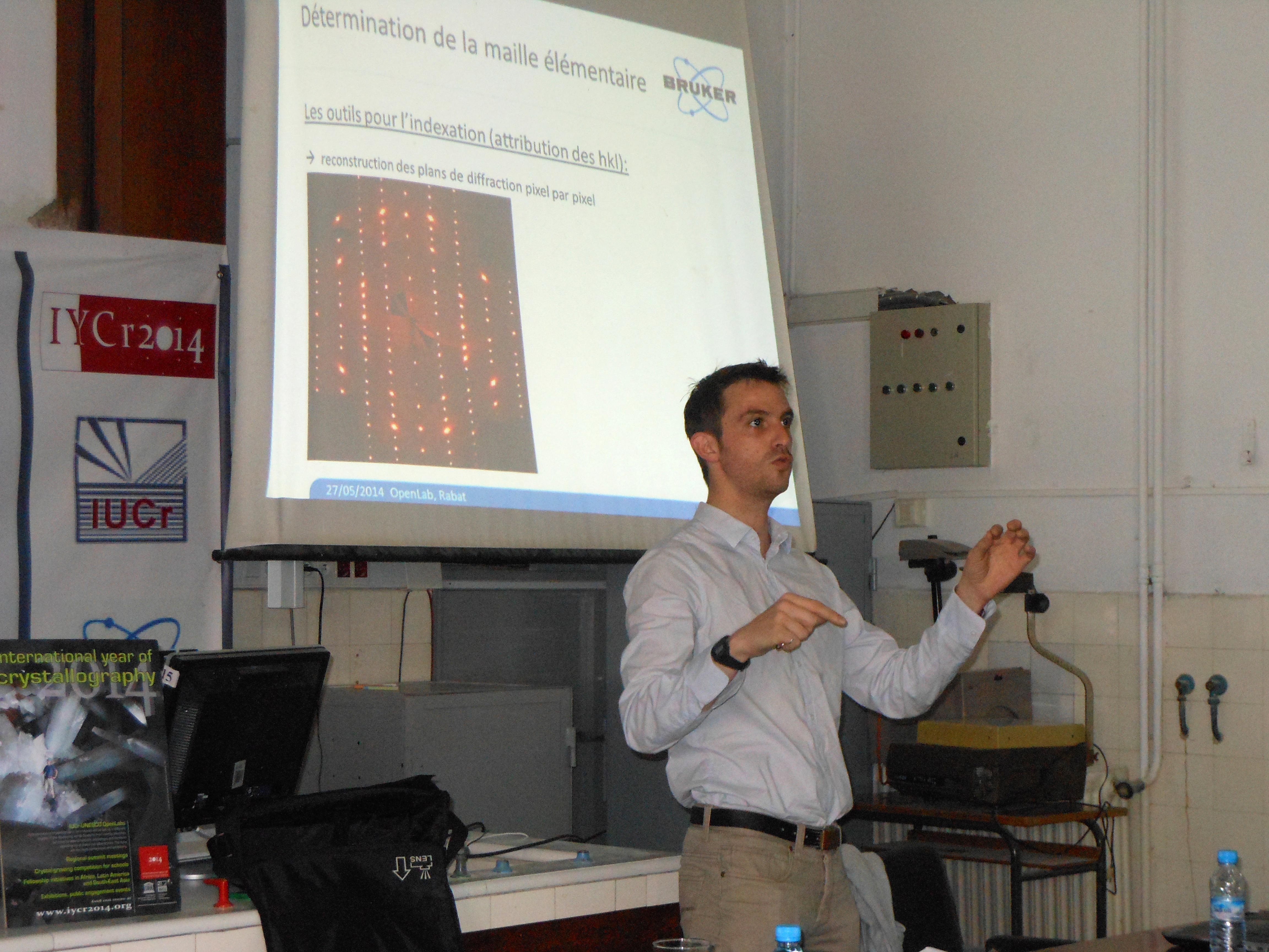 2014: IUCr-UNESCO Open Lab: Travelling Laboratory Rabat
