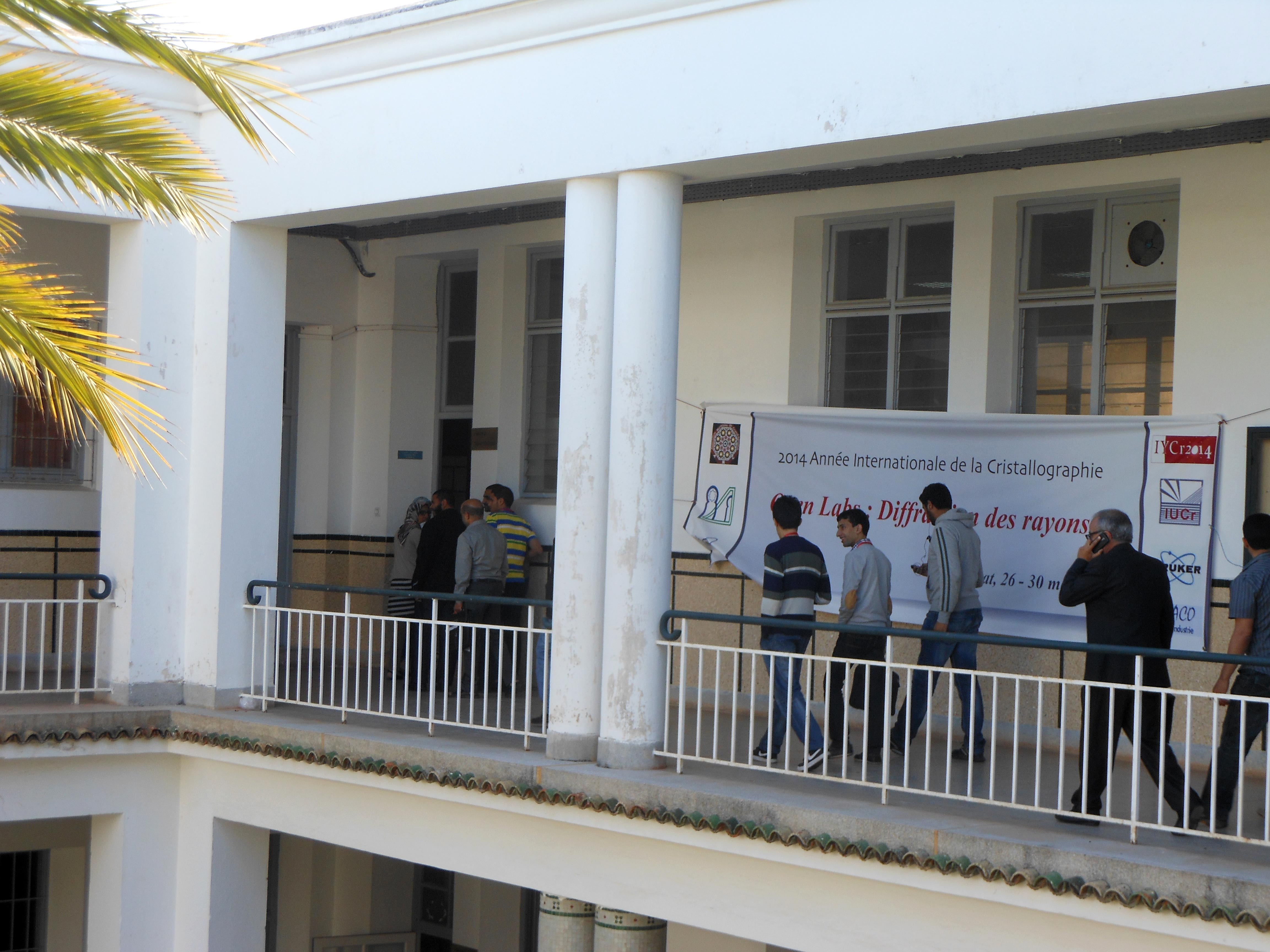 2014: IUCr-UNESCO Open Lab: Travelling Laboratory Rabat