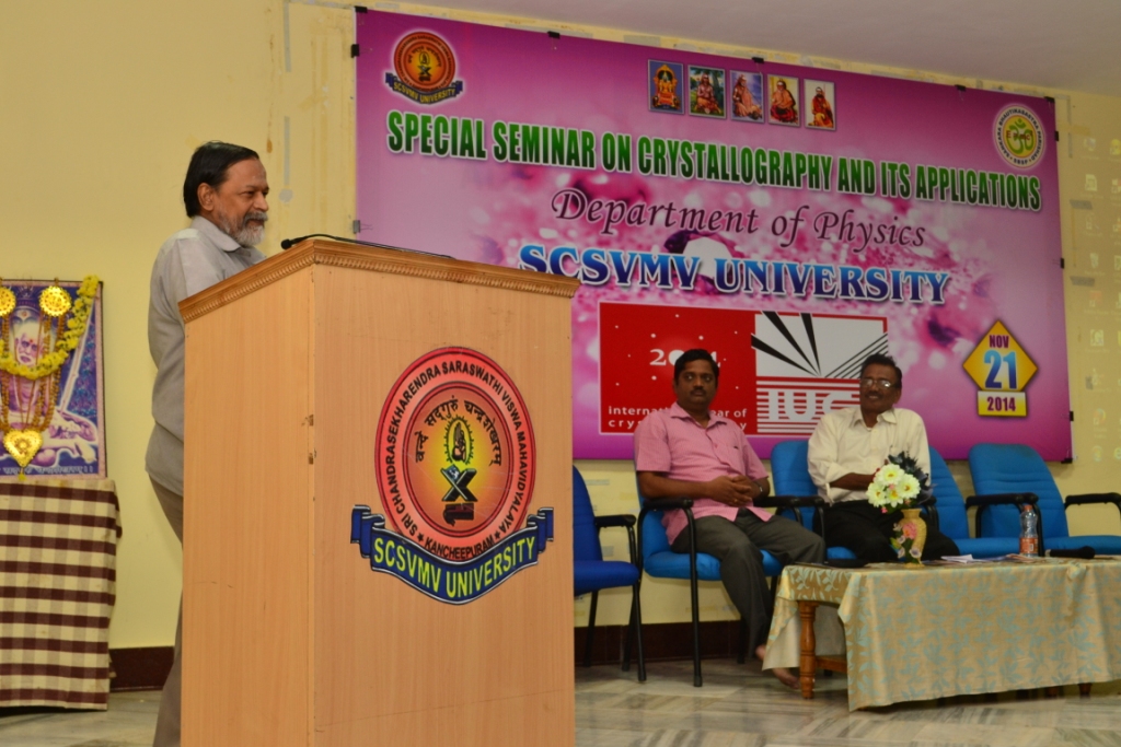 2014: Special seminar on Crystallography and its Applications: Participants