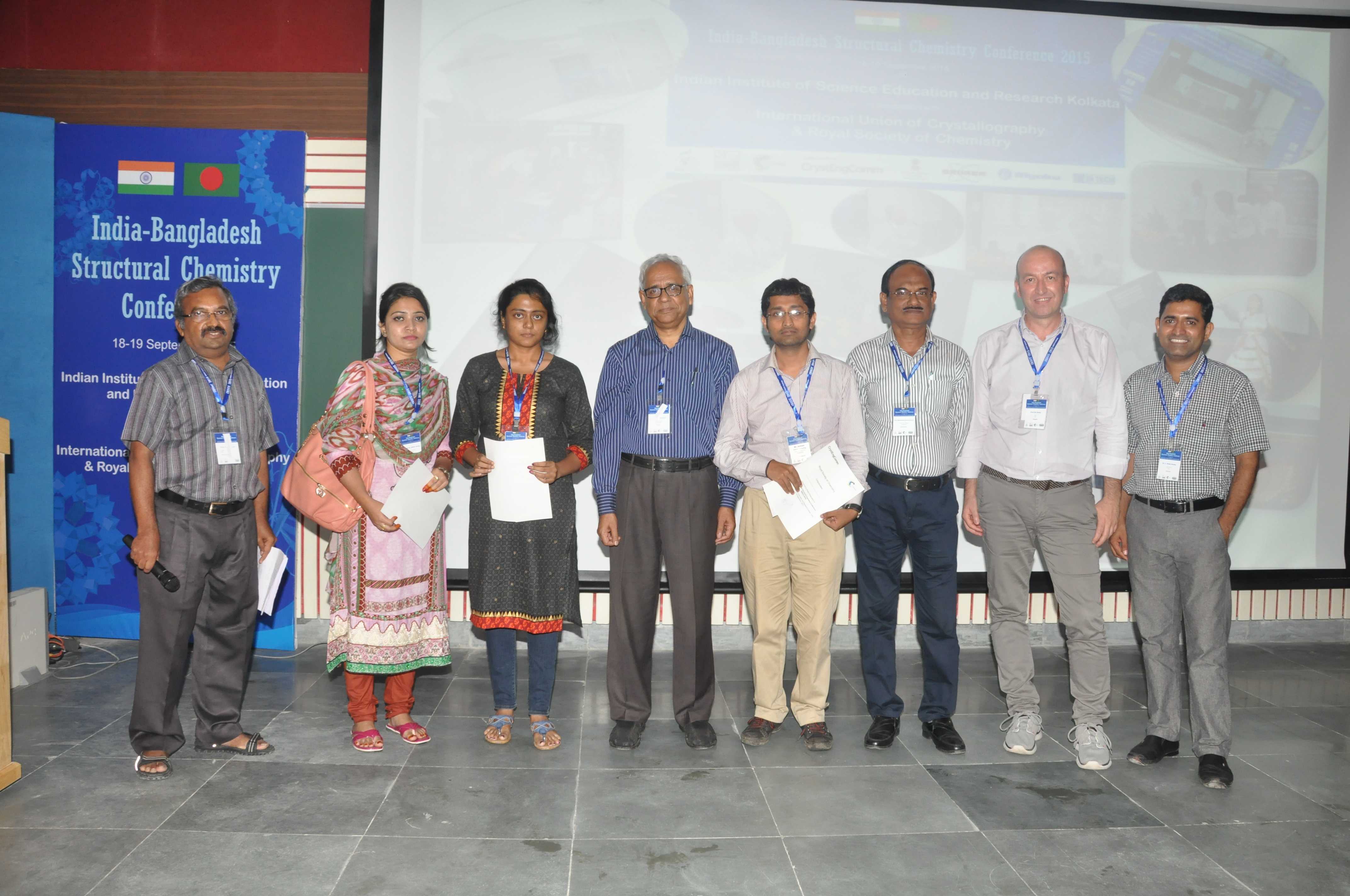 2015: India-Bangladesh Structural Chemistry Conference 2015: Poster Awards