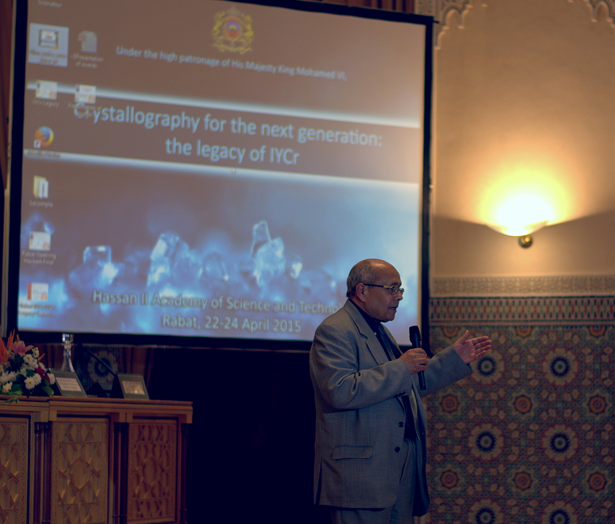 2015: Crystallography for the next generation: the legacy of IYCr: Opening ceremony