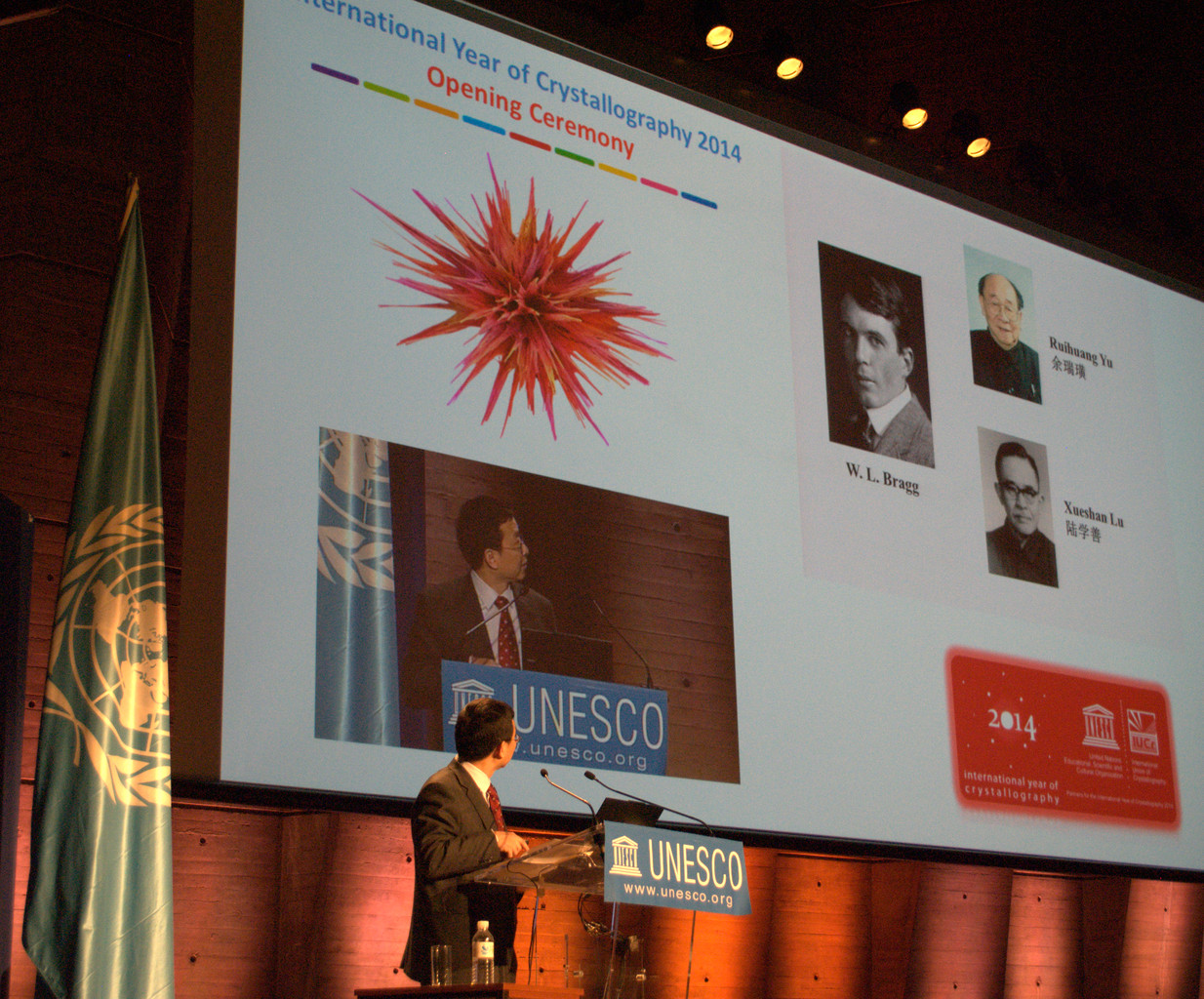 2014: Opening Ceremony of the International Year of Crystallography: Crystallography in Emerging Nations Session