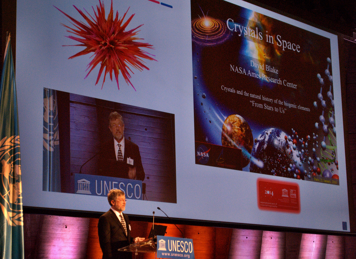 2014: Opening Ceremony of the International Year of Crystallography: Crystallography for Society and the Future