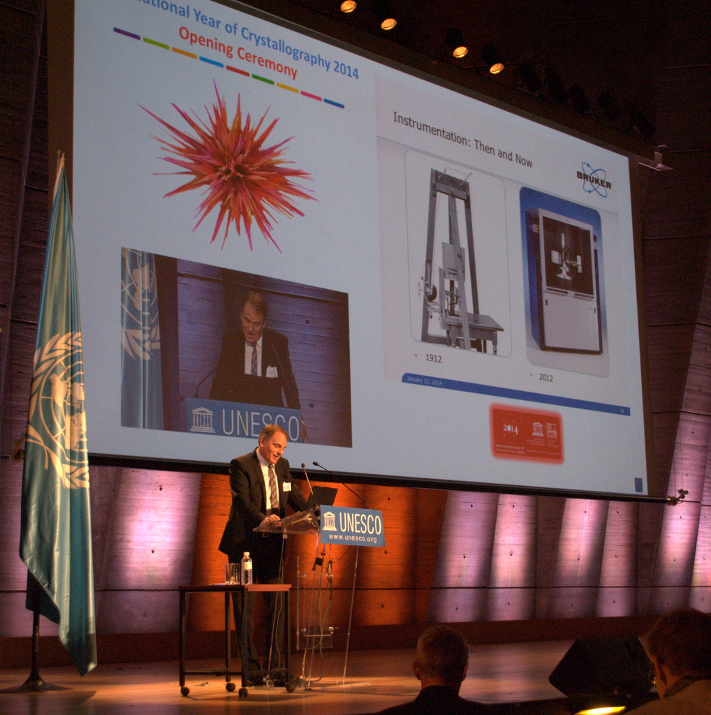 2014: Opening Ceremony of the International Year of Crystallography: Crystallography for Society and the Future