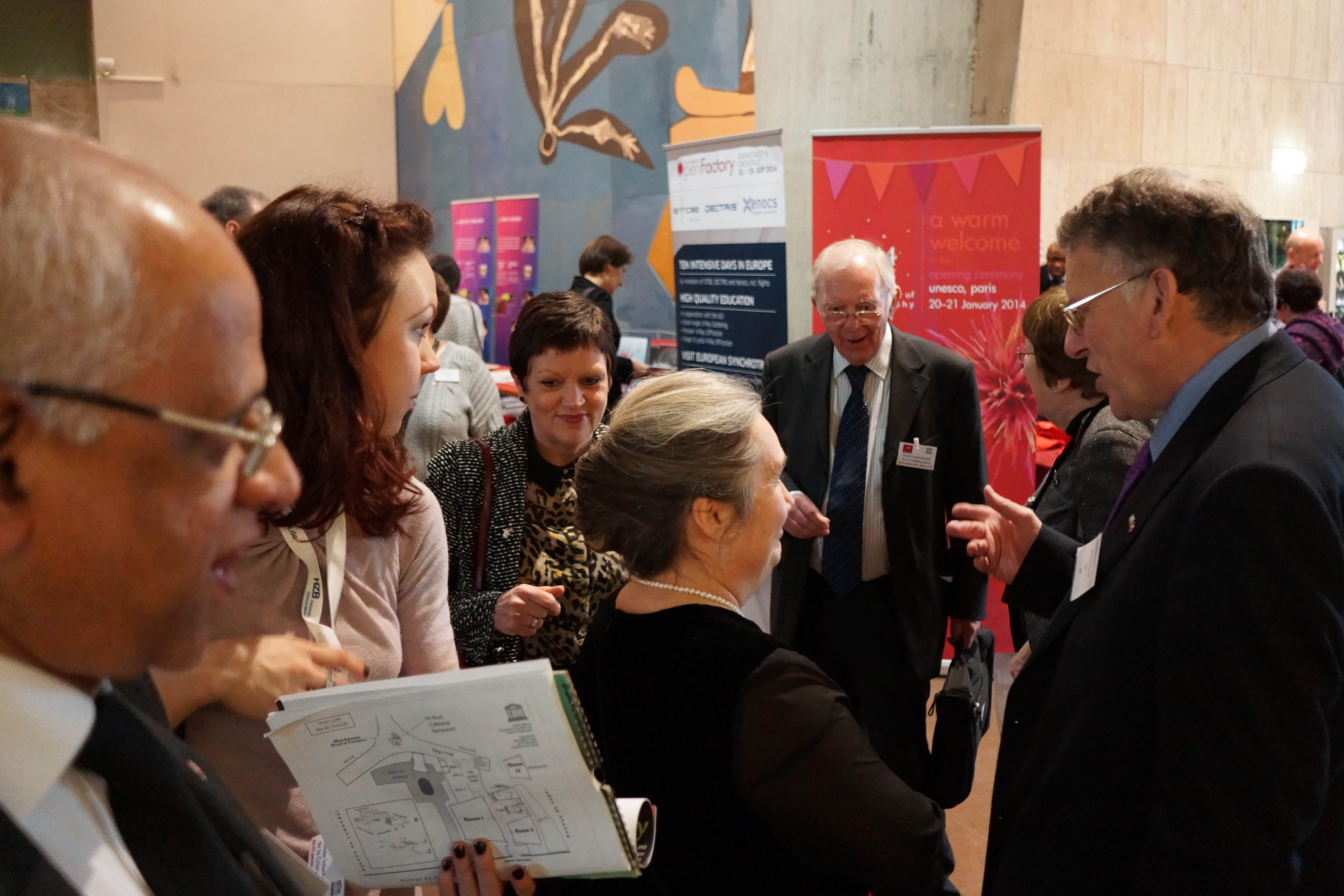 2014: Opening Ceremony of the International Year of Crystallography: Exhibition and public space