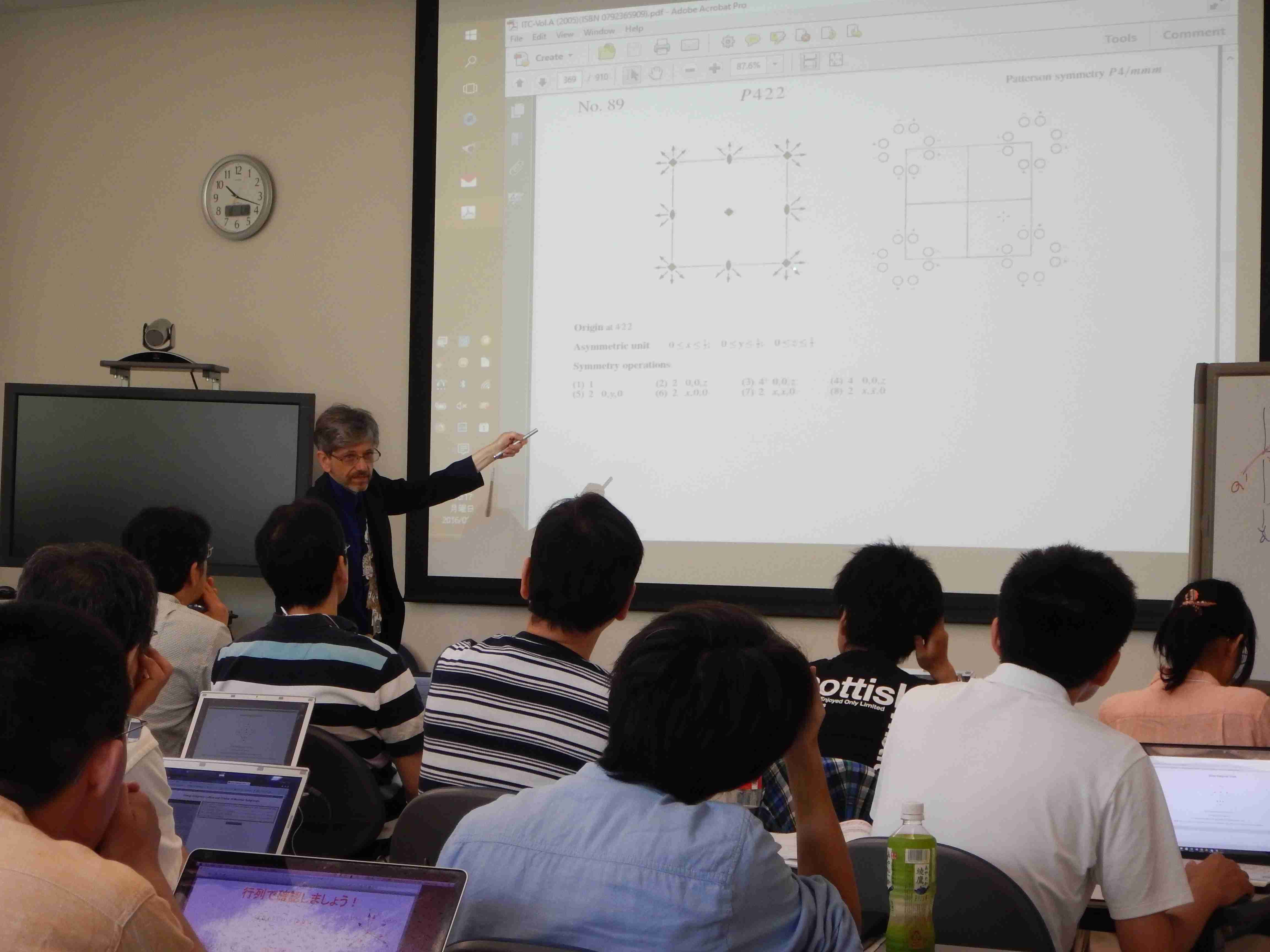 2016: Training Course on Symmetry and Group Theory: Lectures