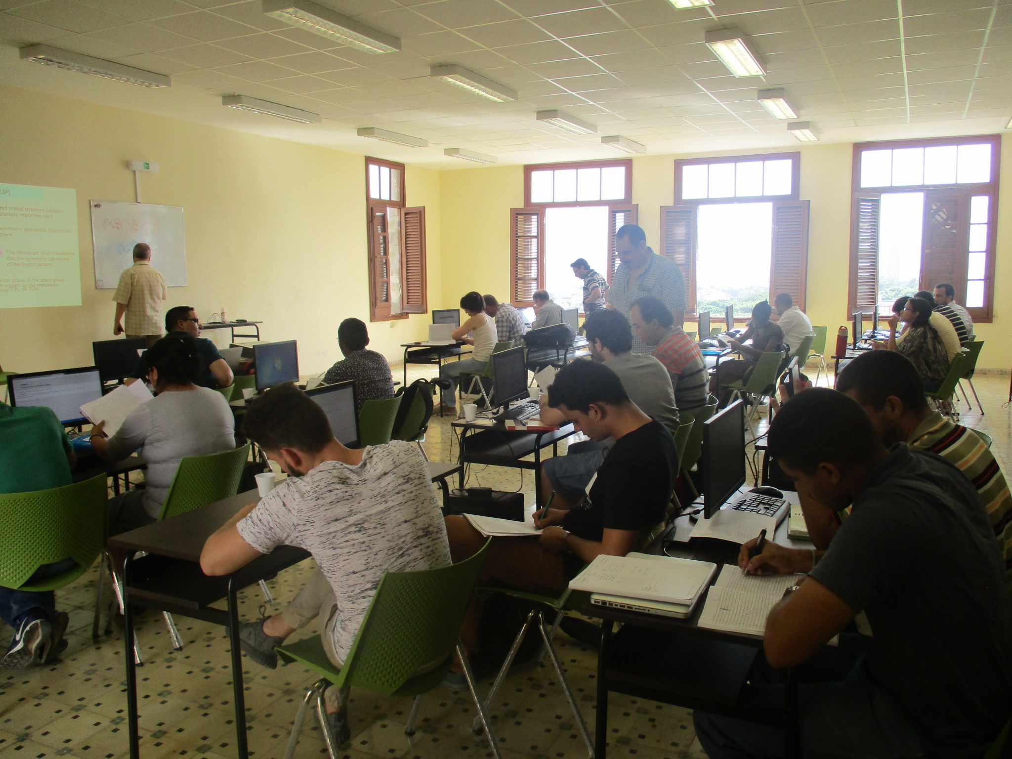2016: International School on Mathematical and Theoretical Crystallography: Classroom session