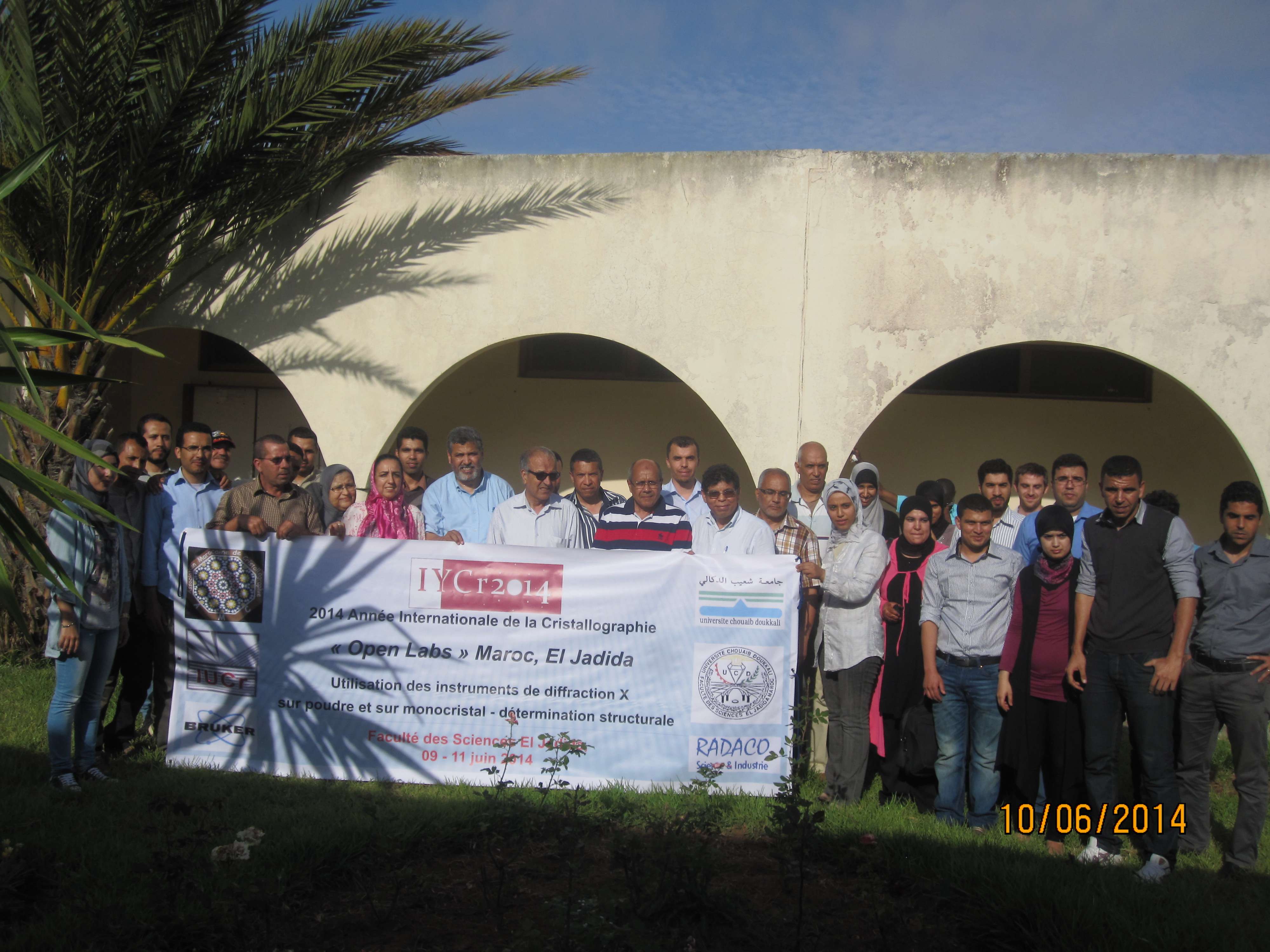 2014: IUCr-UNESCO Open Lab: Travelling Laboratory El Jadida