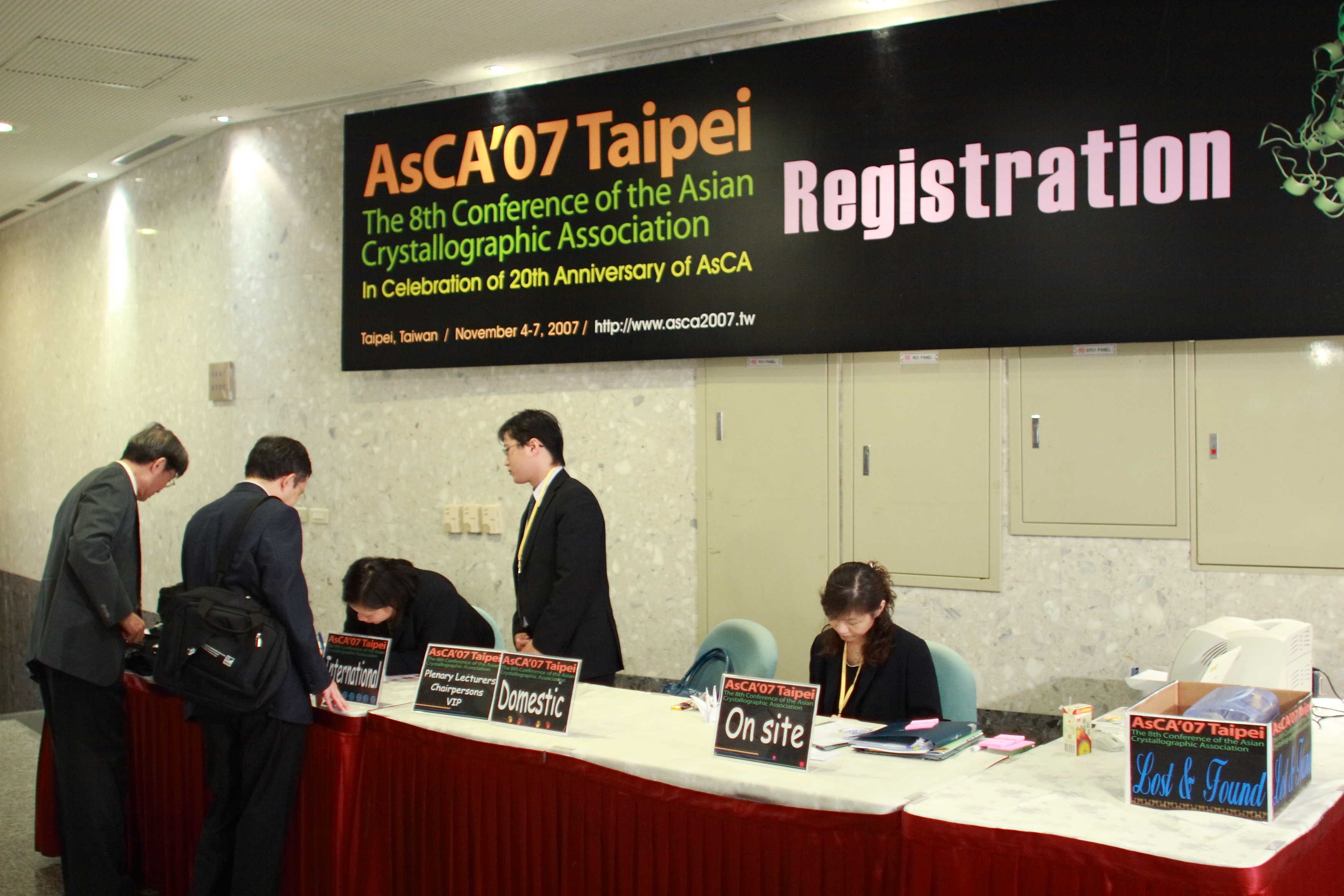2007: AsCA Meeting: Registration