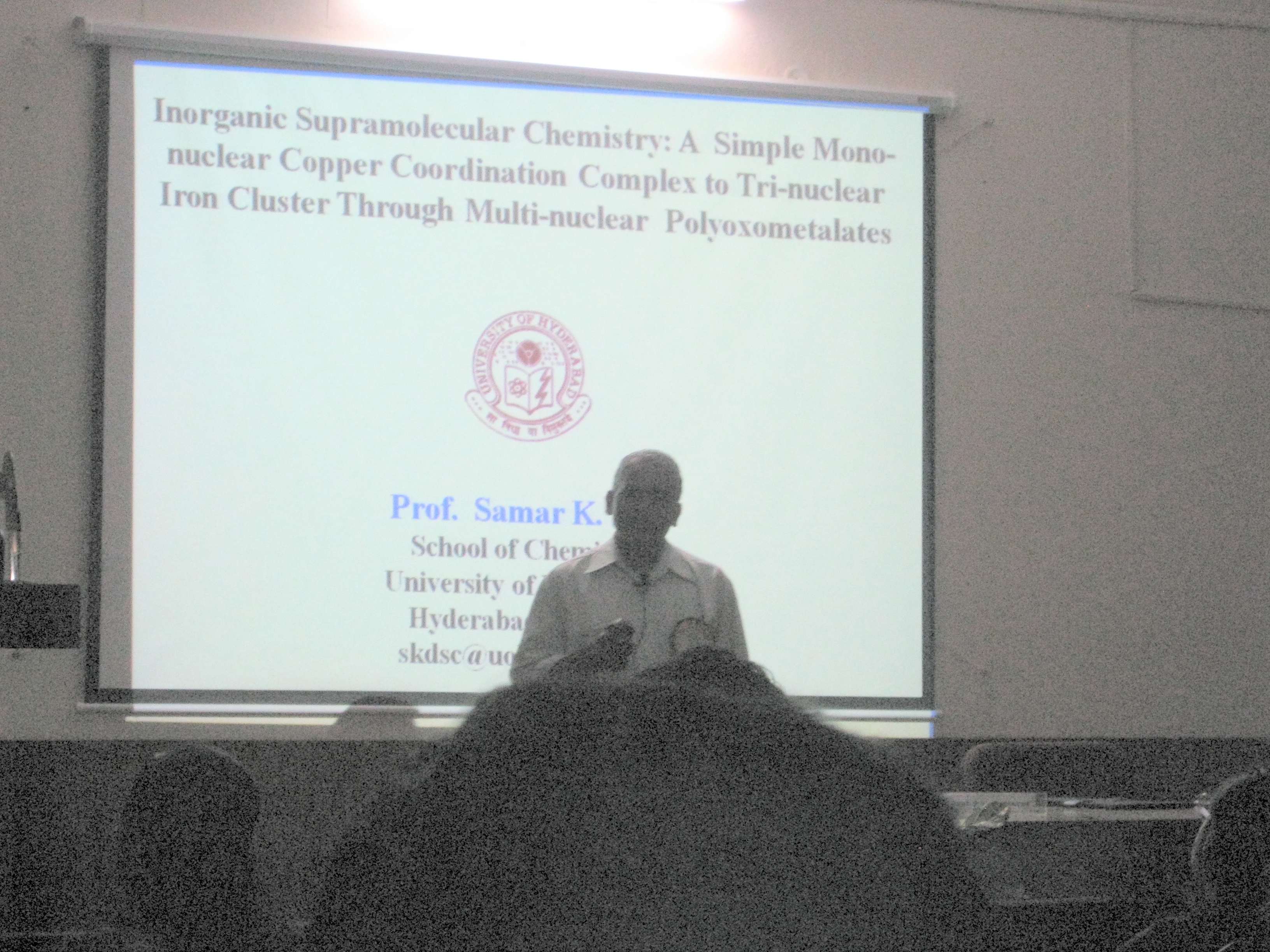 2014: X-ray diffraction: key to crystallographic studies: Seminar