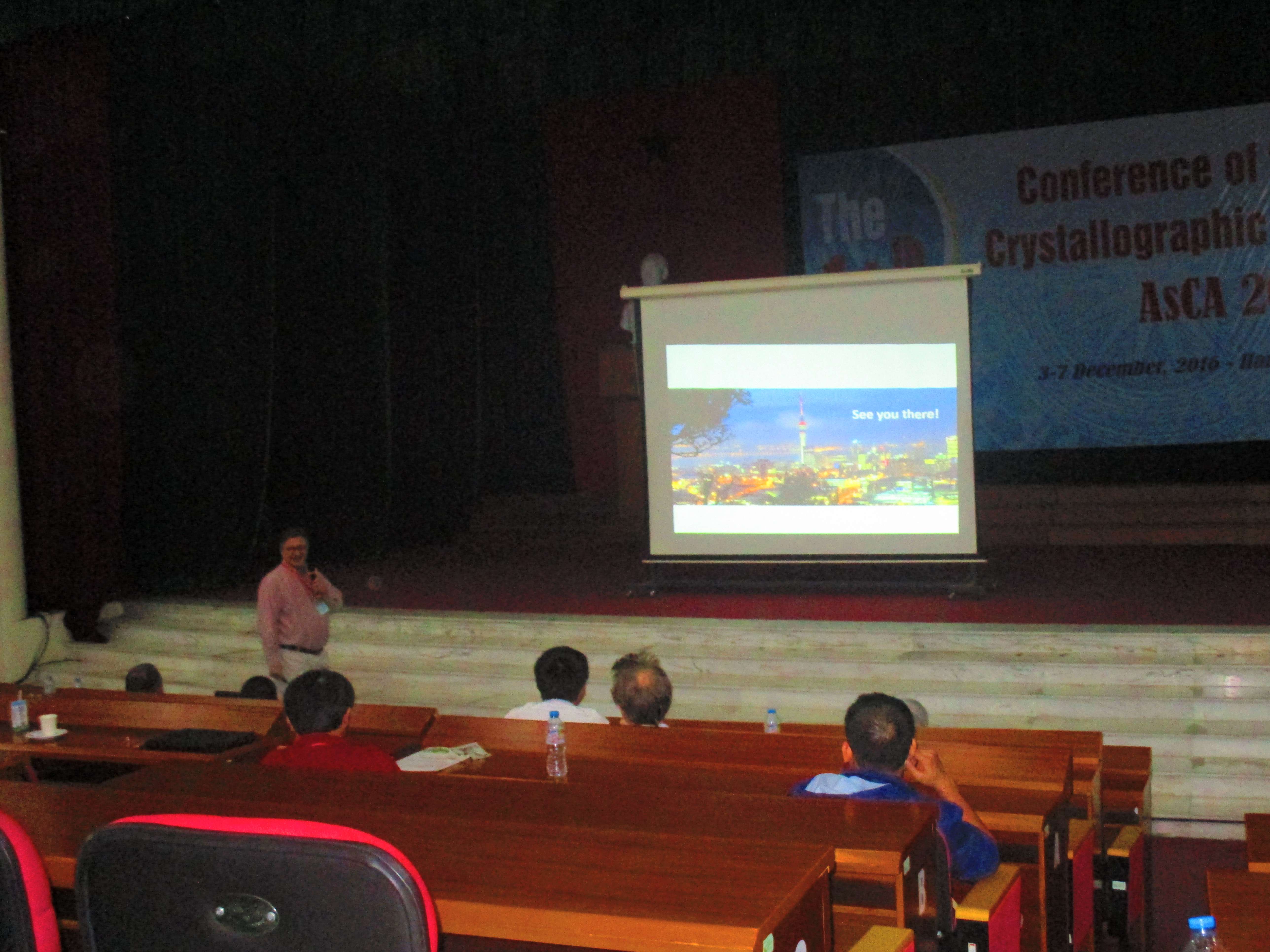 2016: AsCA Meeting: Closing ceremony