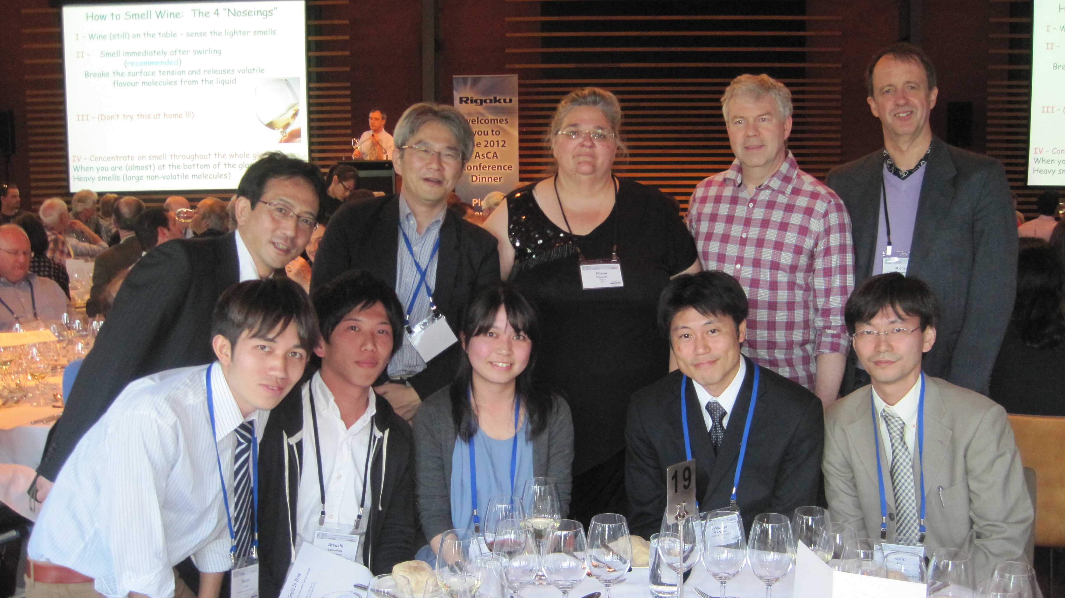2012: AsCA Meeting: Closing banquet