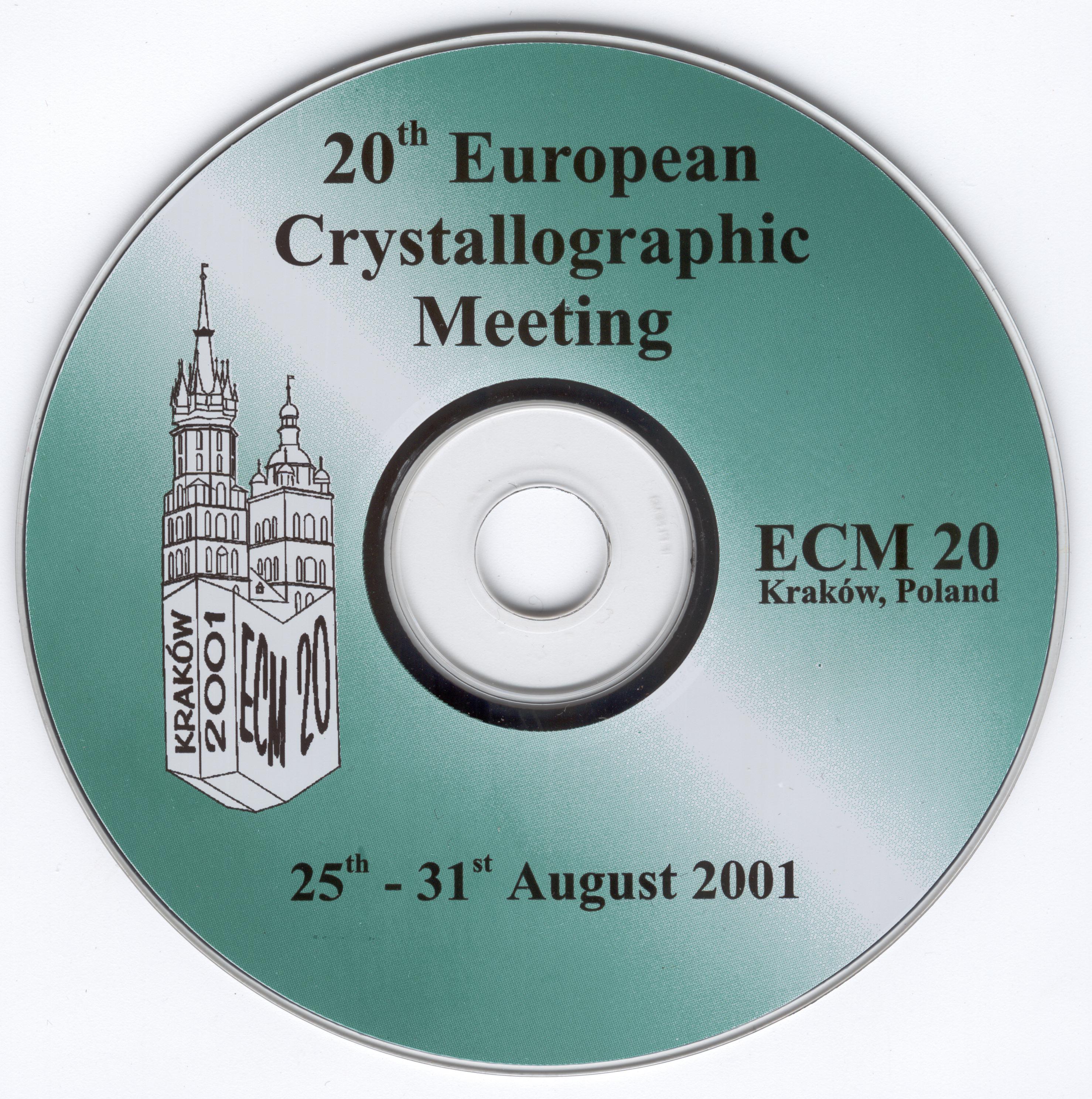 2001: European Crystallography Meeting: General photos