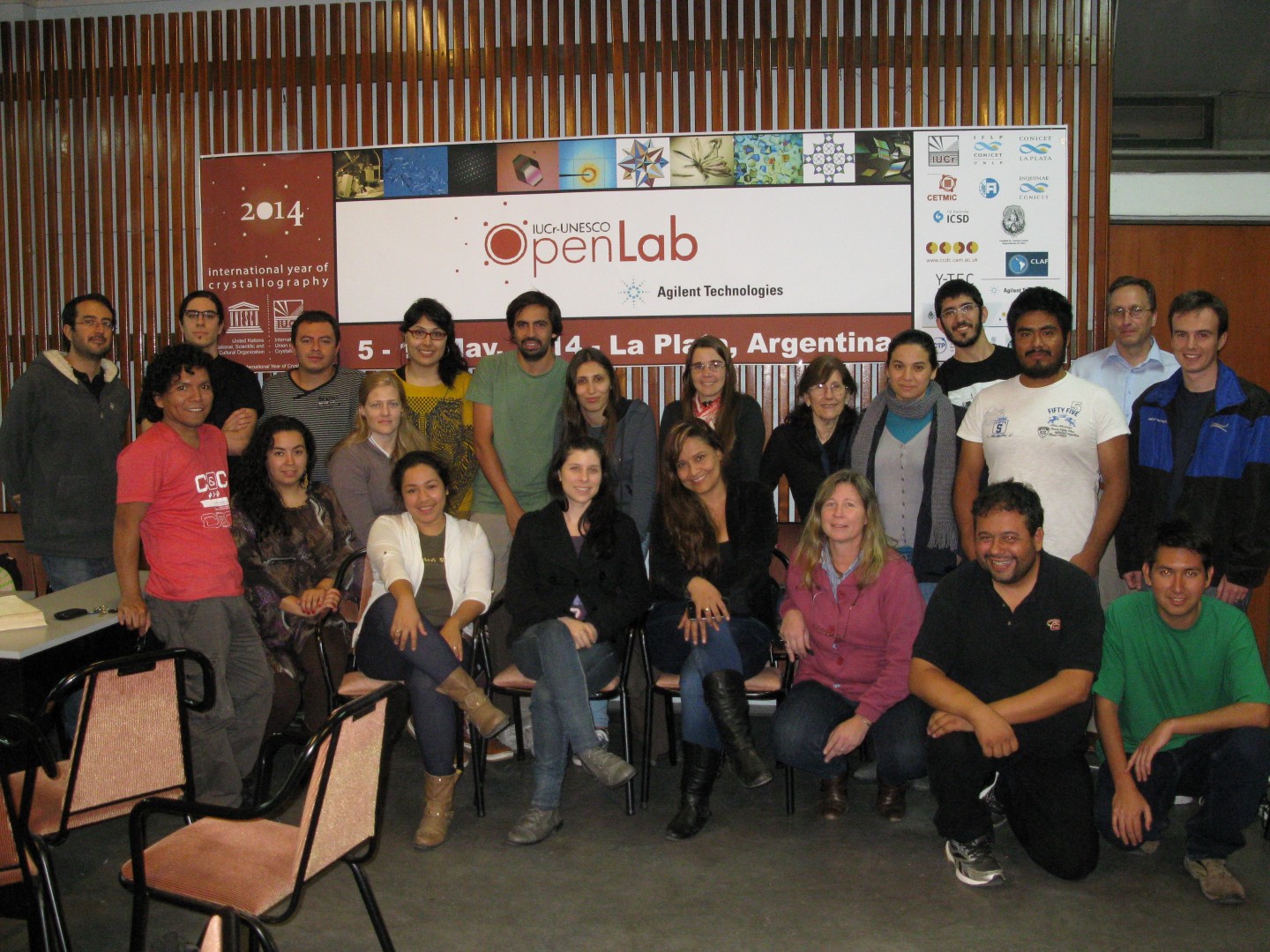 2014: IUCr-UNESCO Open Lab: Group photo