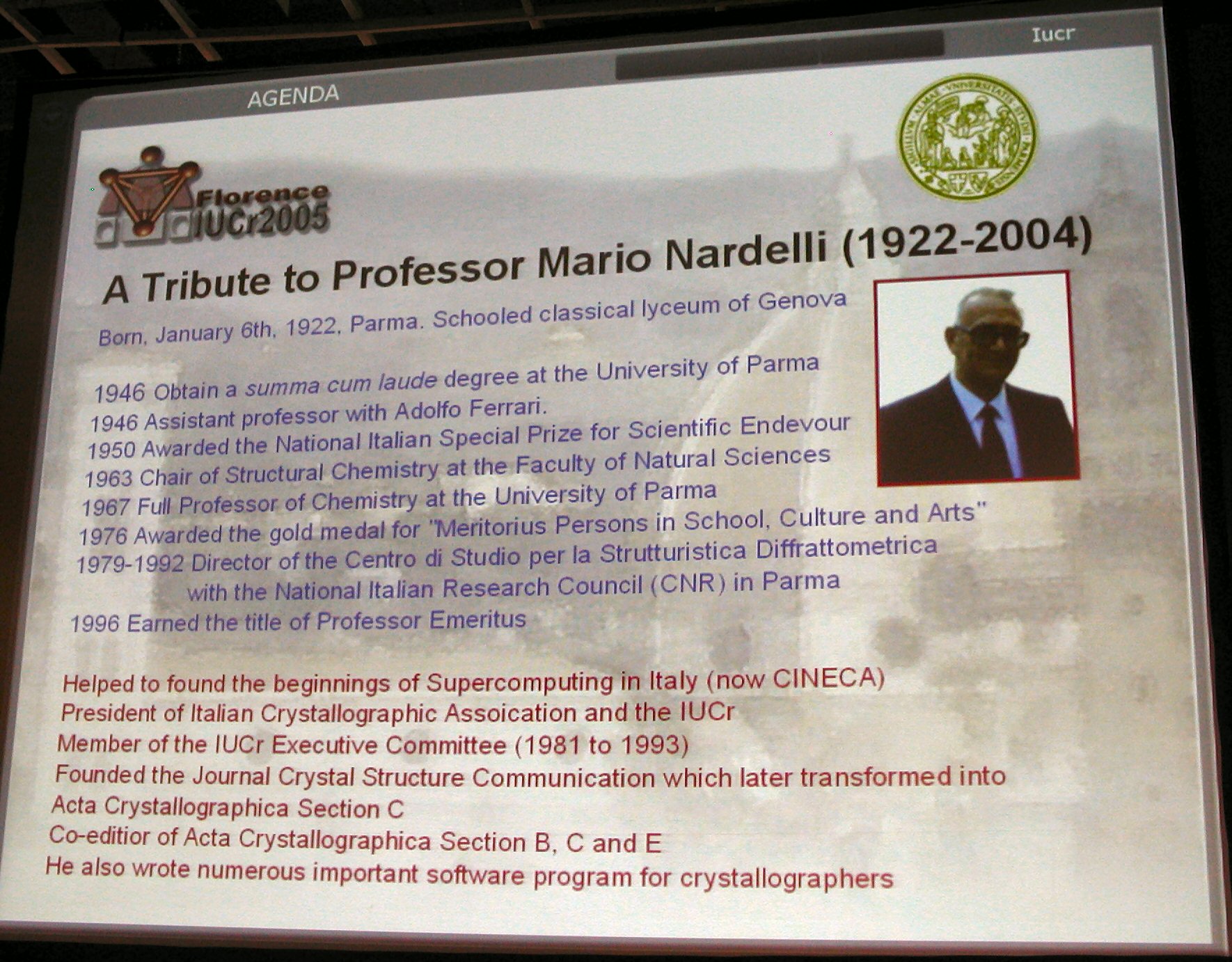 2005: IUCr Congress and General Assembly: Microsymposia