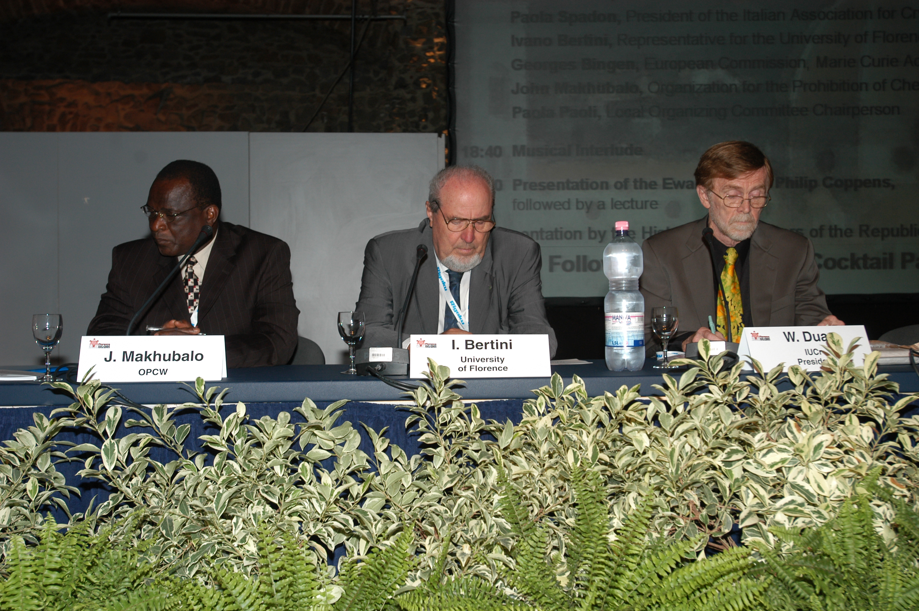 2005: IUCr Congress and General Assembly: Opening ceremony