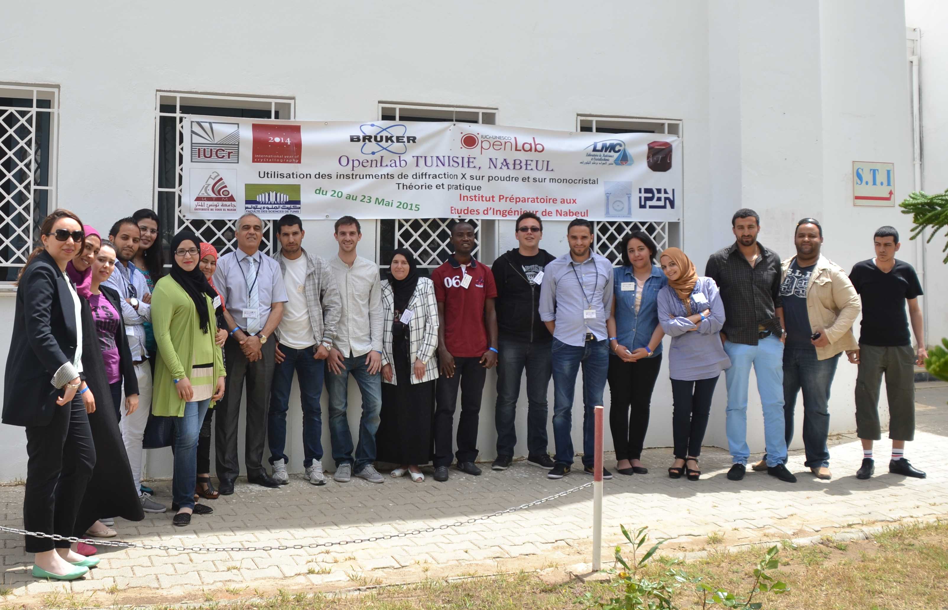 2015: IUCr-UNESCO Open Lab: Travelling Laboratory Nabeul