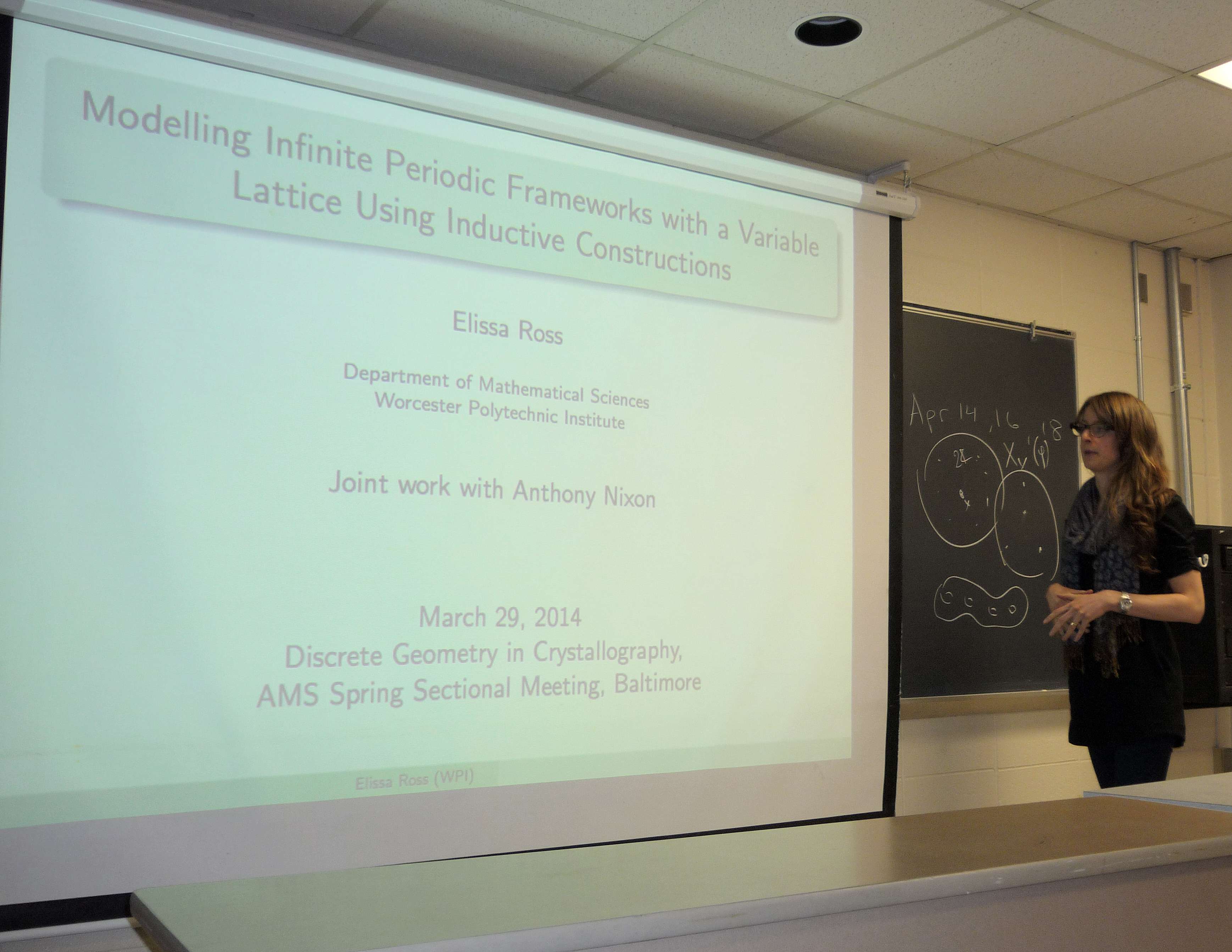 2014: AMS Spring Meeting: Special Session on Discrete Geometry in Crystallography: Lectures