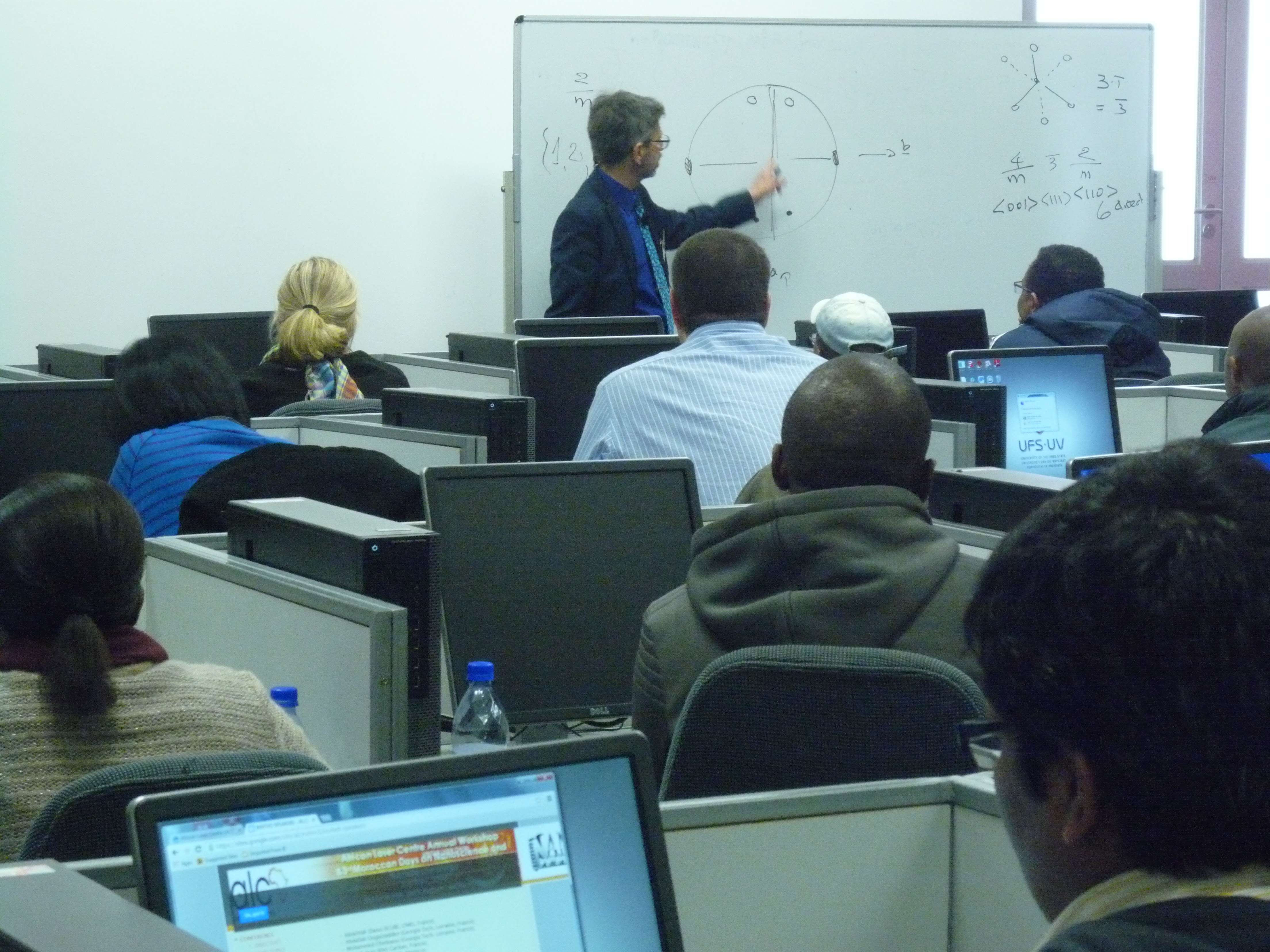 2014: 2nd Bloemfontein School on Fundamental Crystallography: Classroom session