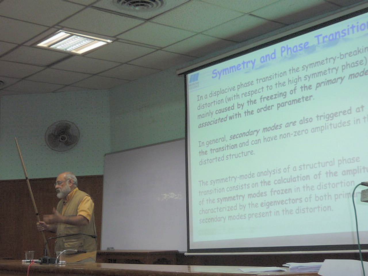 2014: MathCryst Workshop on Mathematical Crystallography: Classroom session