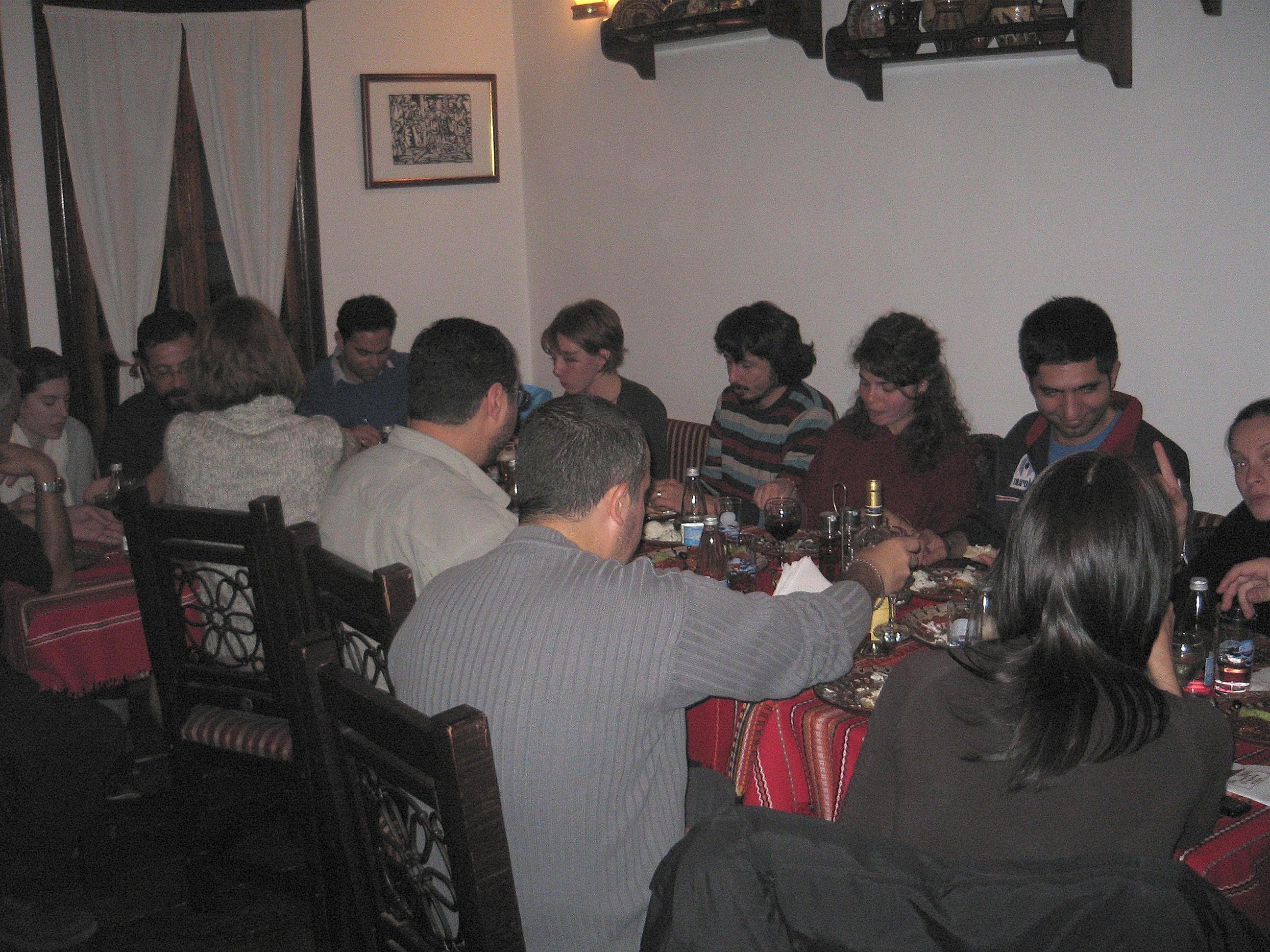 2013: International School on Fundamental Crystallography: Dinner