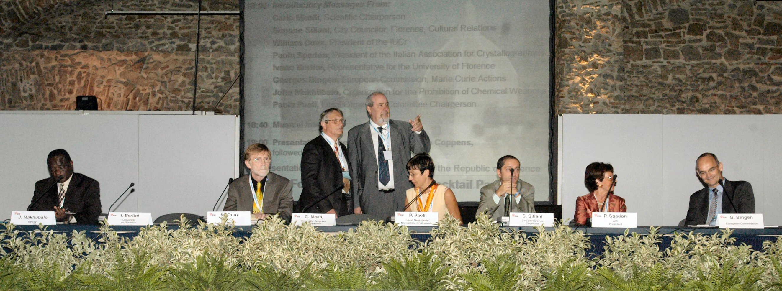 2005: IUCr Congress and General Assembly: Opening ceremony
