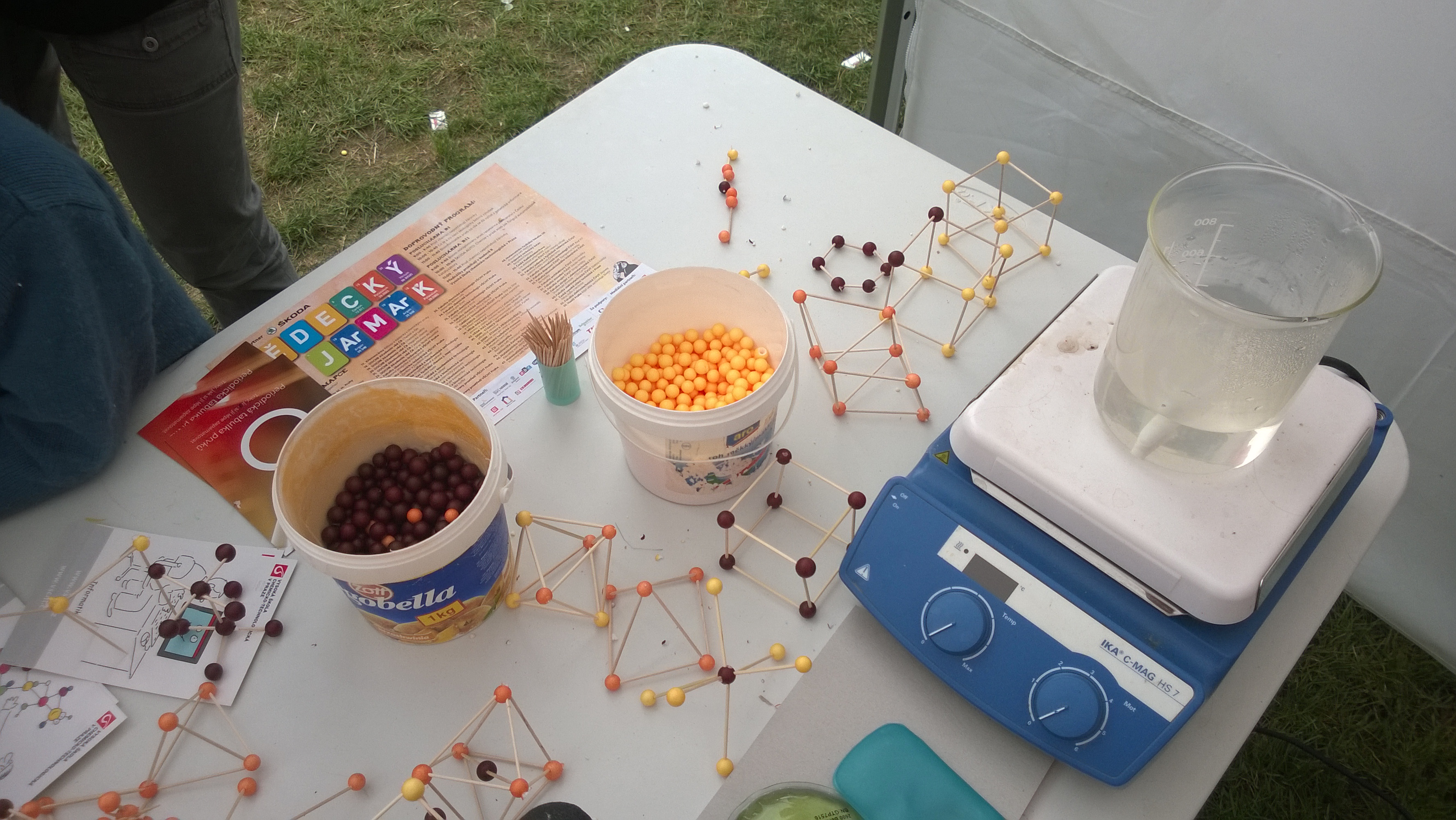 2014: Science Fair, Dejvice: Modelling materials