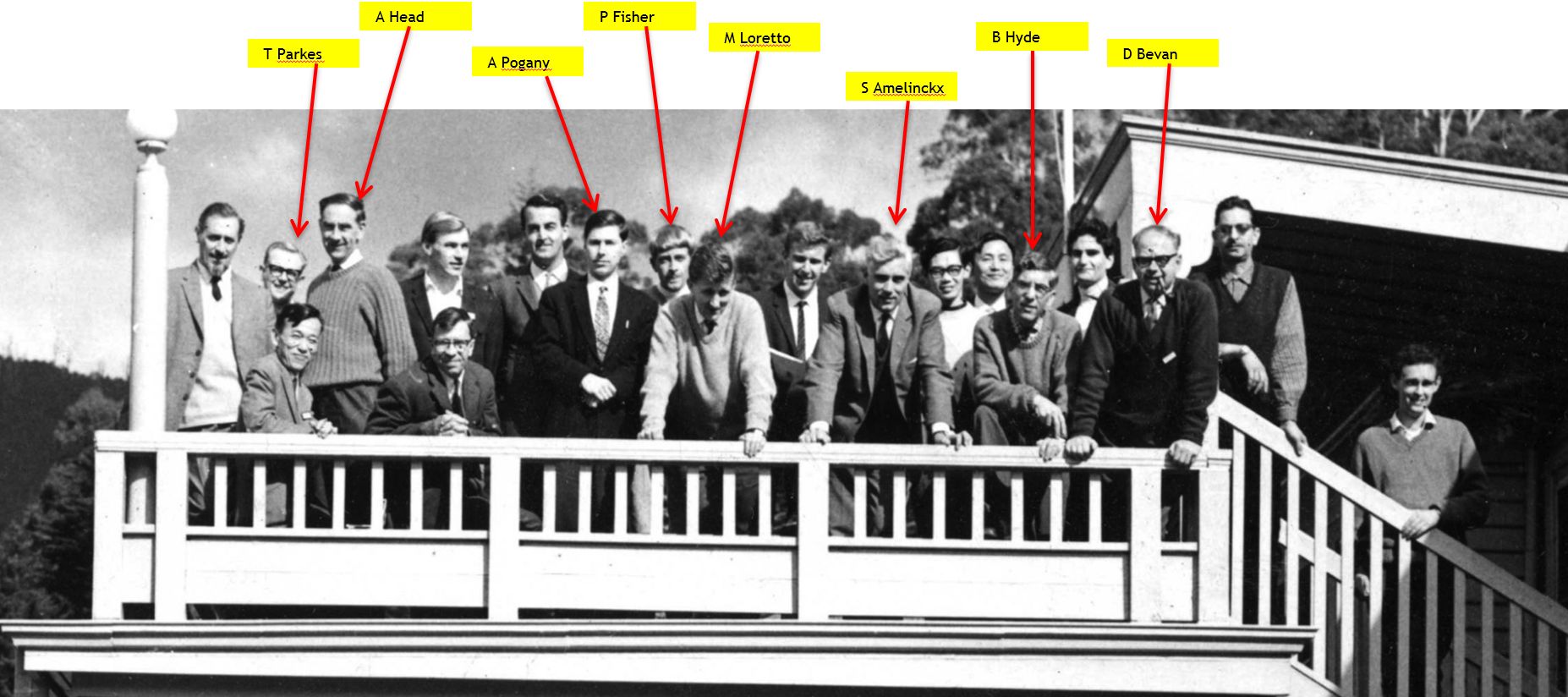 1965: Australian Conference on Microscopy and Microanalysis: Group photo