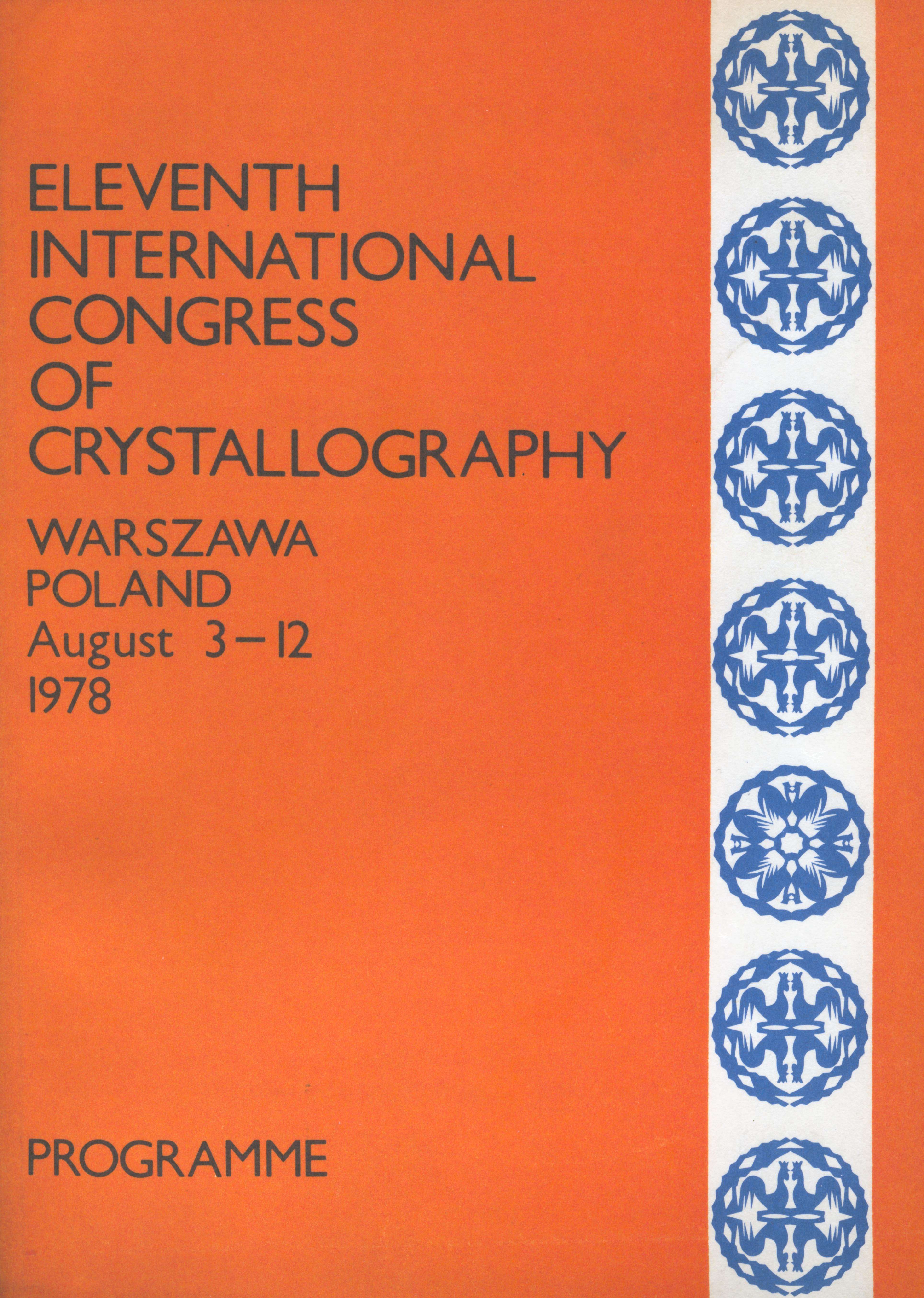 1978: IUCr Congress and General Assembly: Poster