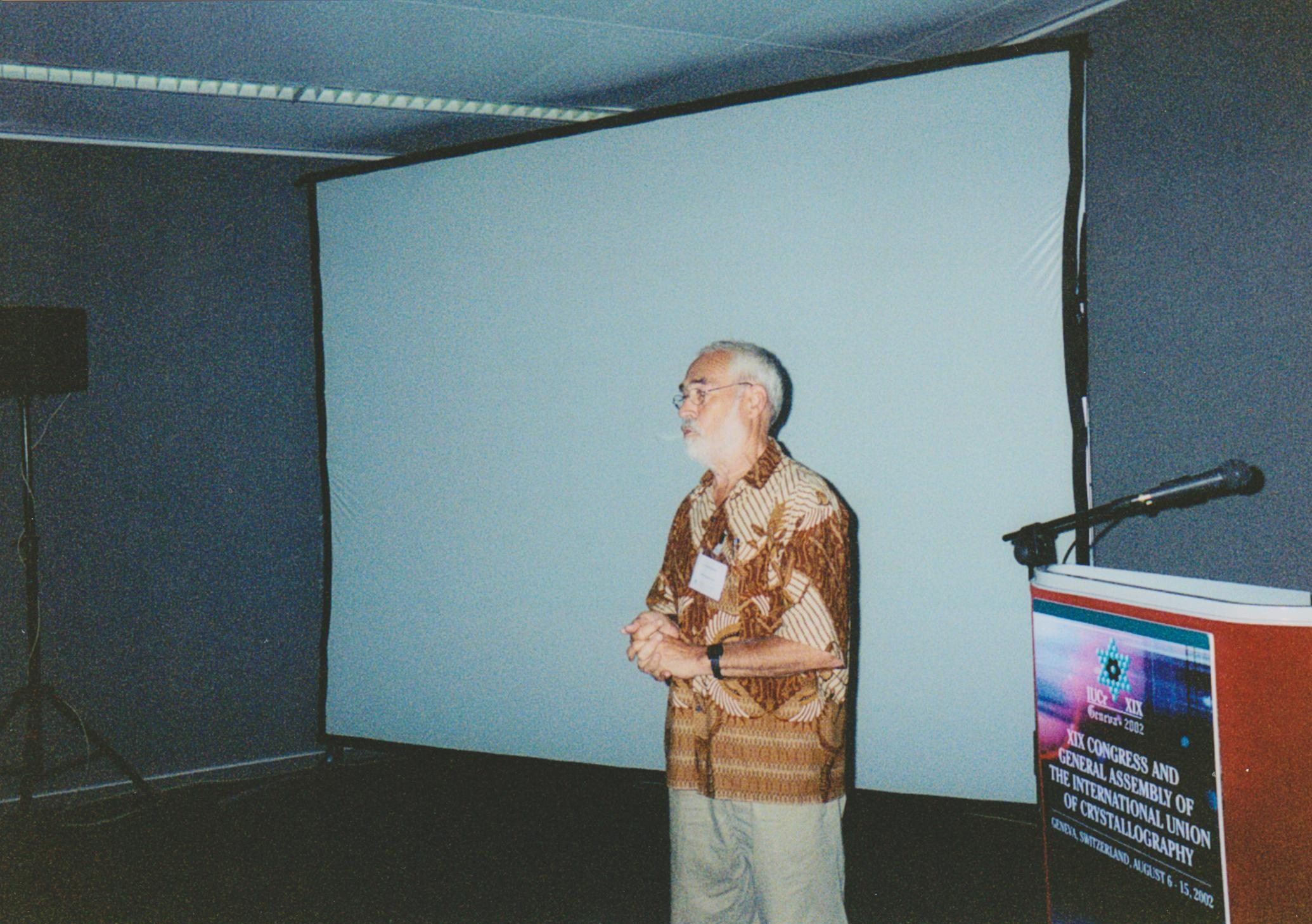 2002: IUCr Congress and General Assembly: Workshop