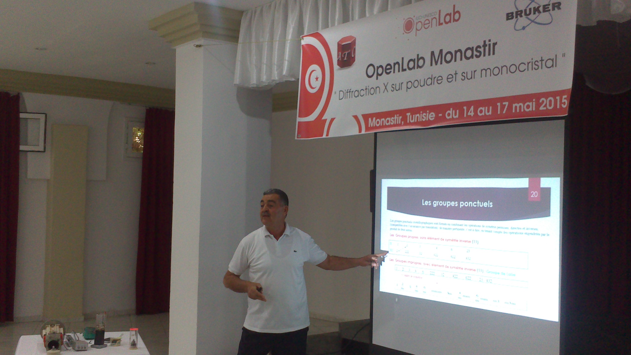 2015: IUCr-UNESCO Open Lab: Travelling Laboratory Monastir