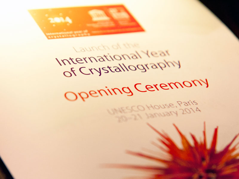 2014: Opening Ceremony of the International Year of Crystallography: Welcome Session