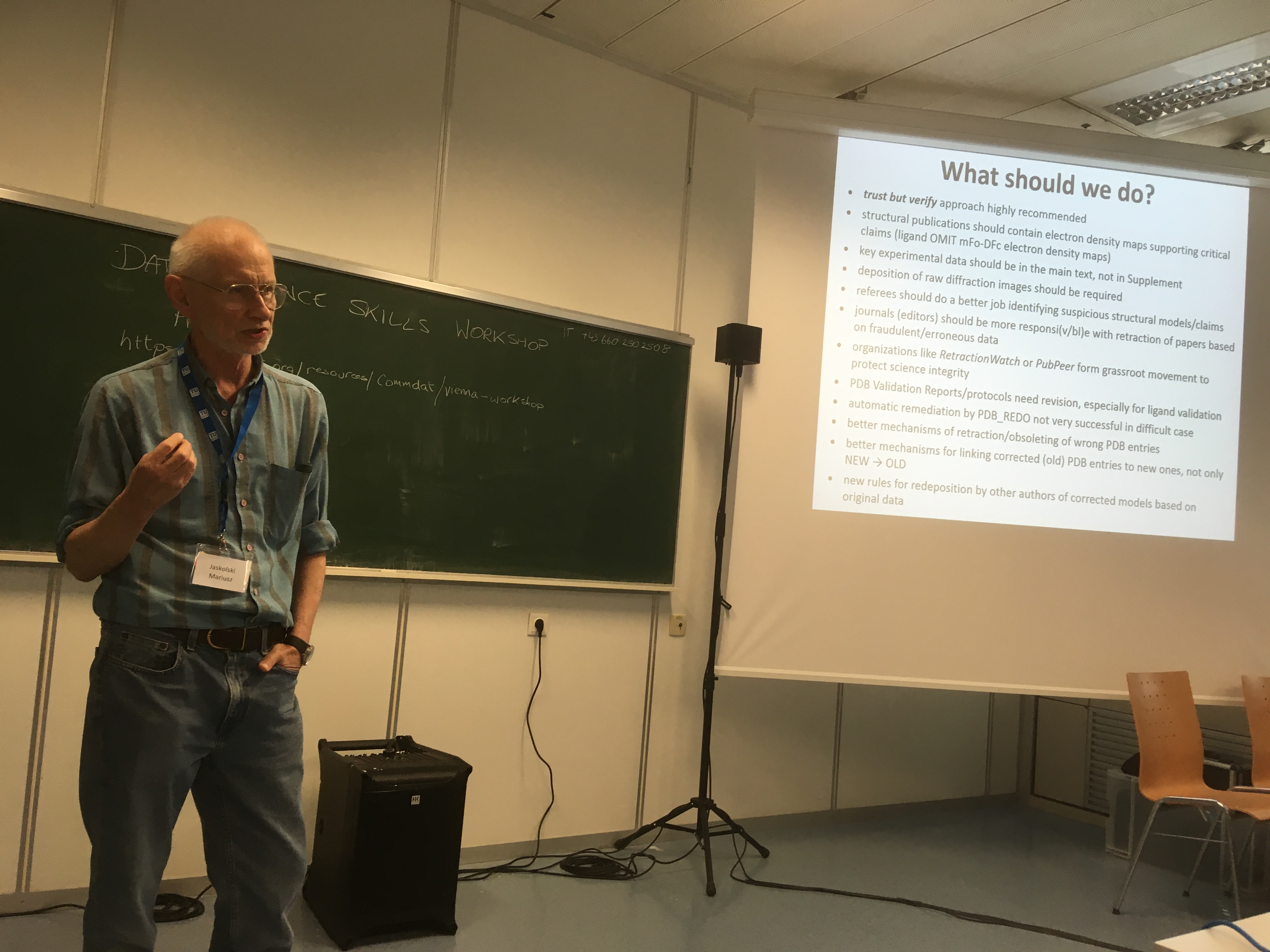 2019: 32nd European Crystallography Meeting: Workshop on Data Science skills