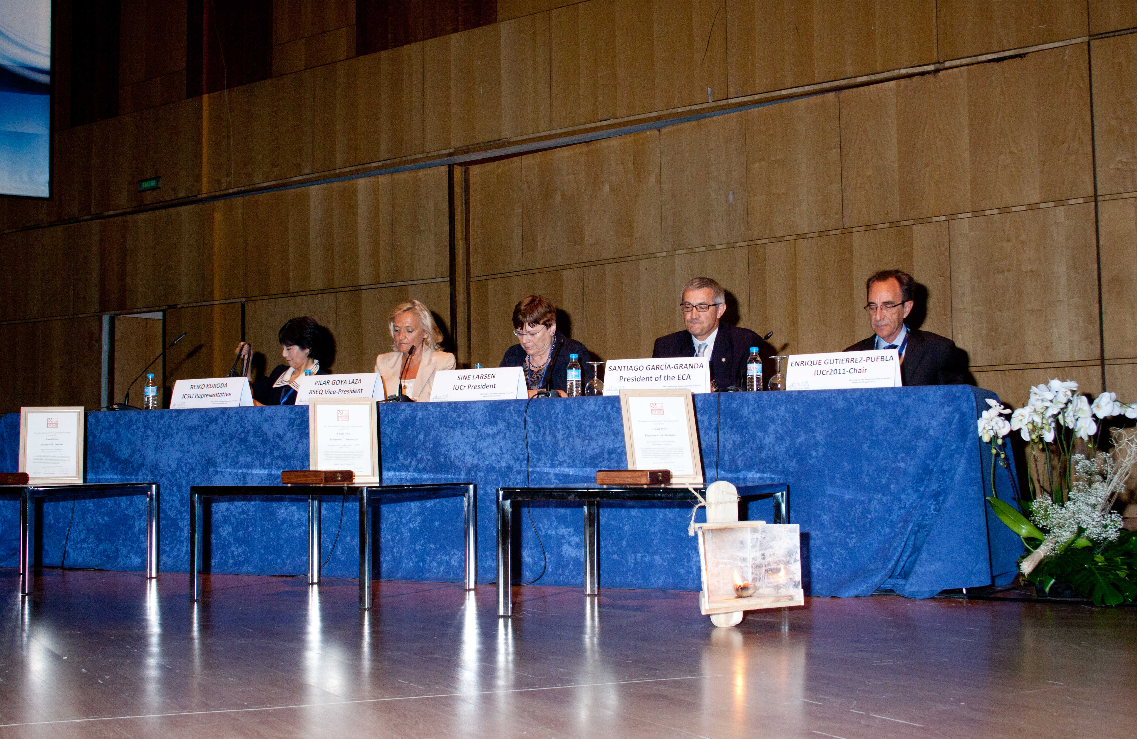 2011: IUCr Congress and General Assembly: Opening ceremony