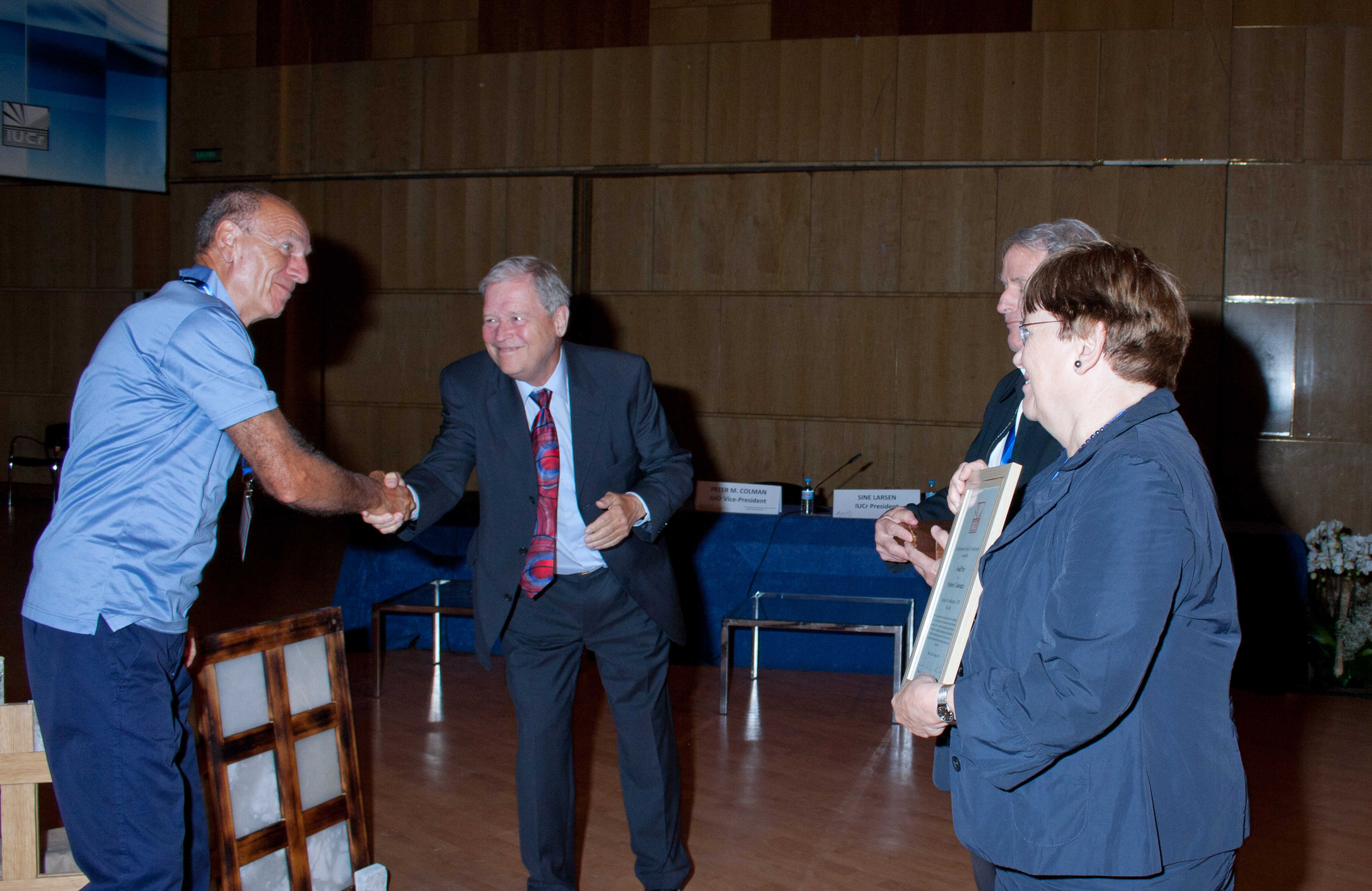2011: IUCr Congress and General Assembly: Ewald Prize