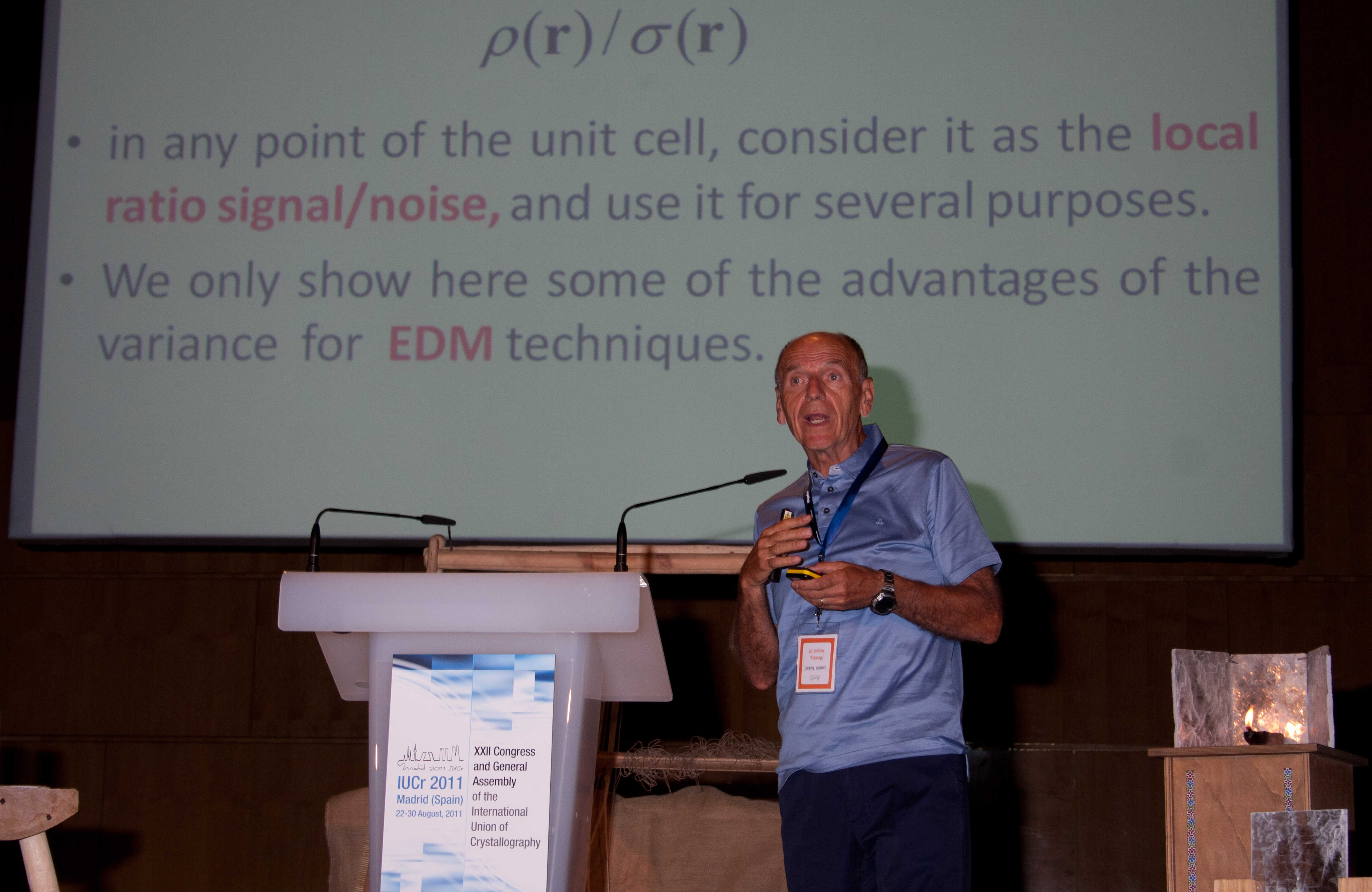 2011: IUCr Congress and General Assembly: Ewald Prize