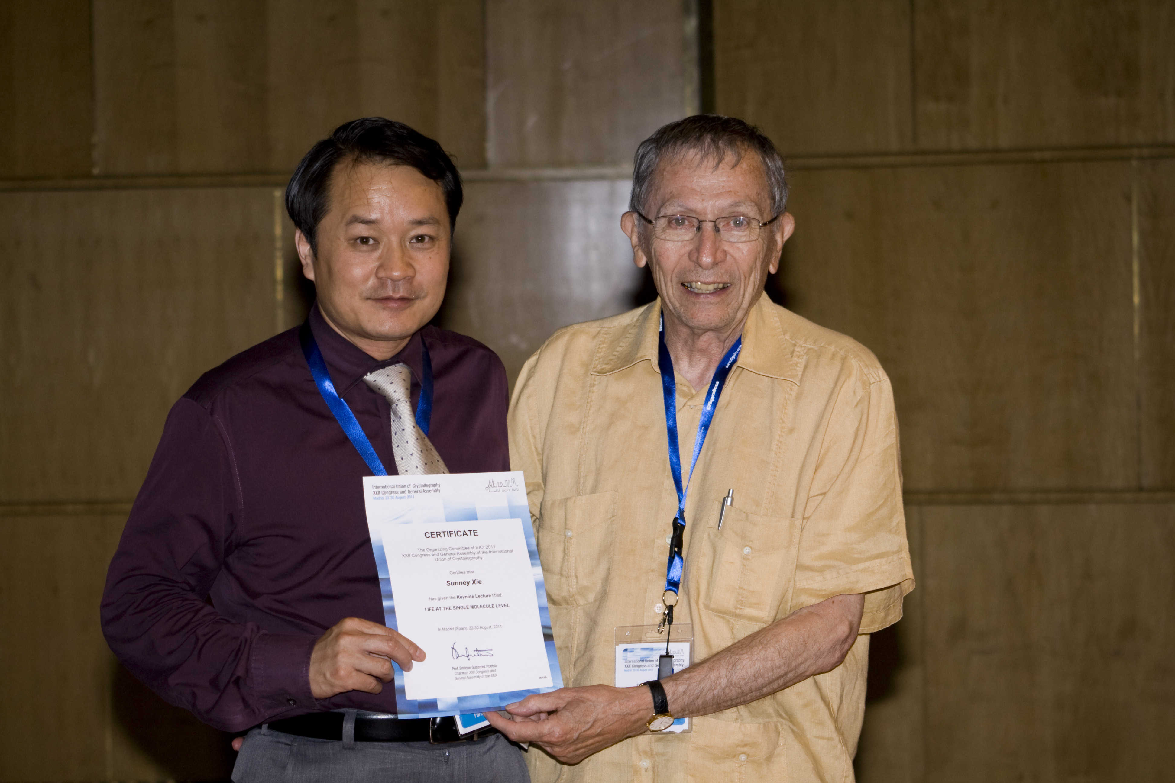 2011: IUCr Congress and General Assembly: Keynote Lecture