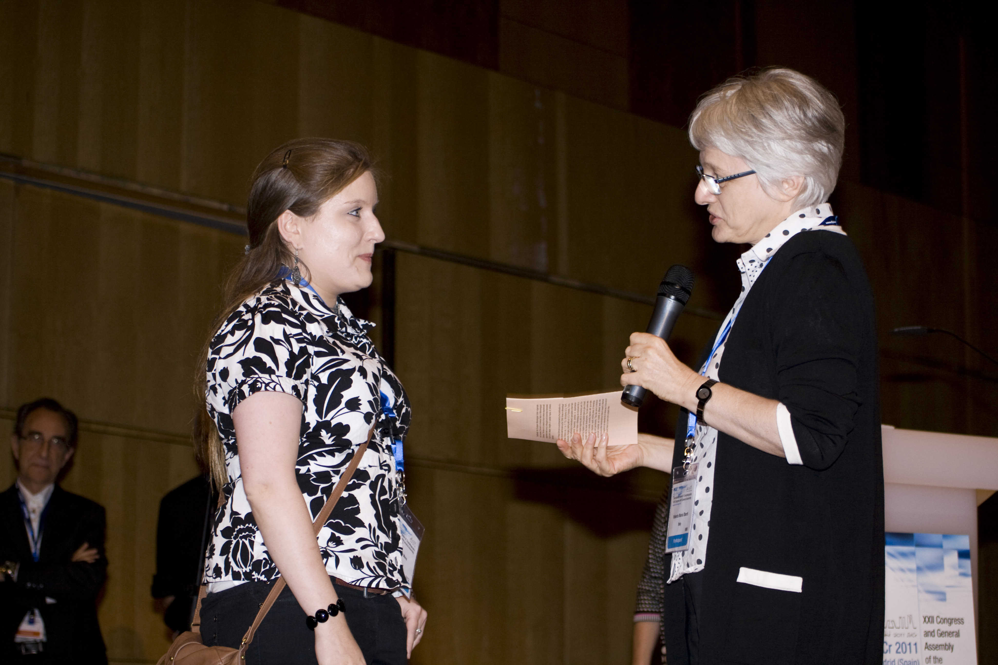 2011: IUCr Congress and General Assembly: Closing ceremony: poster prizes