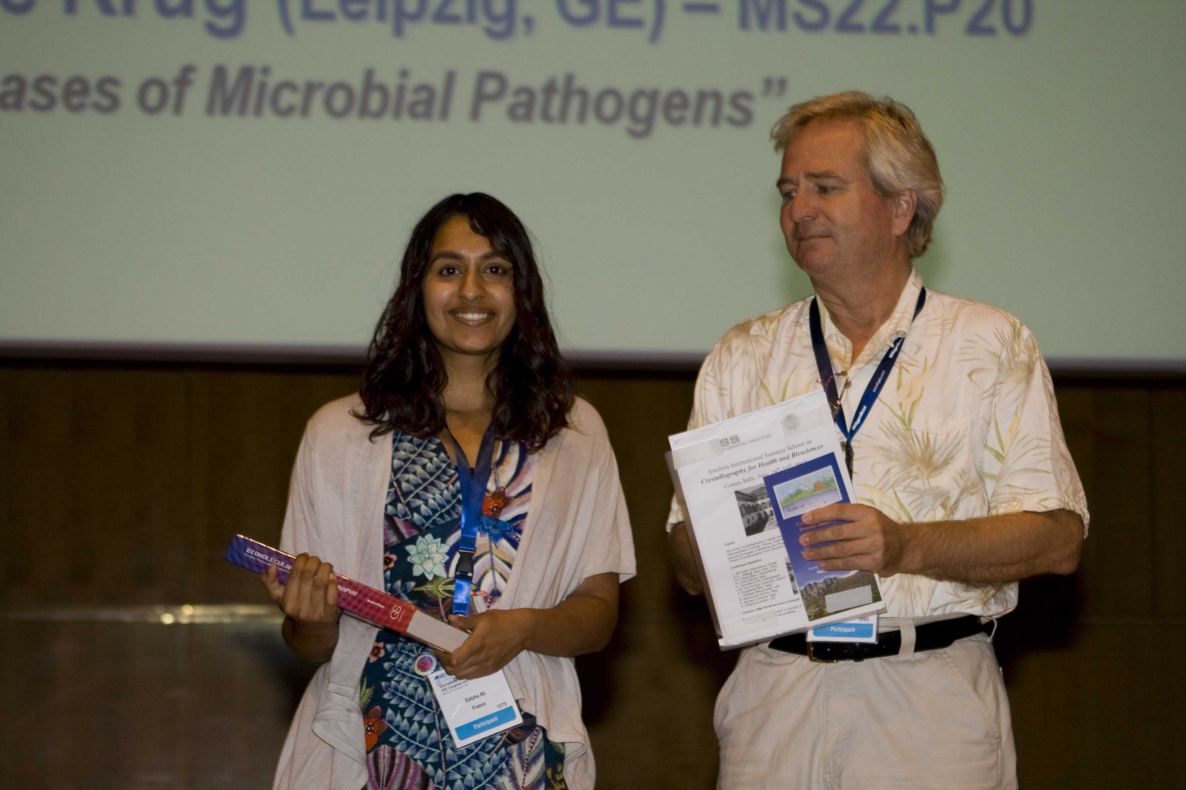 2011: IUCr Congress and General Assembly: Closing ceremony: poster prizes