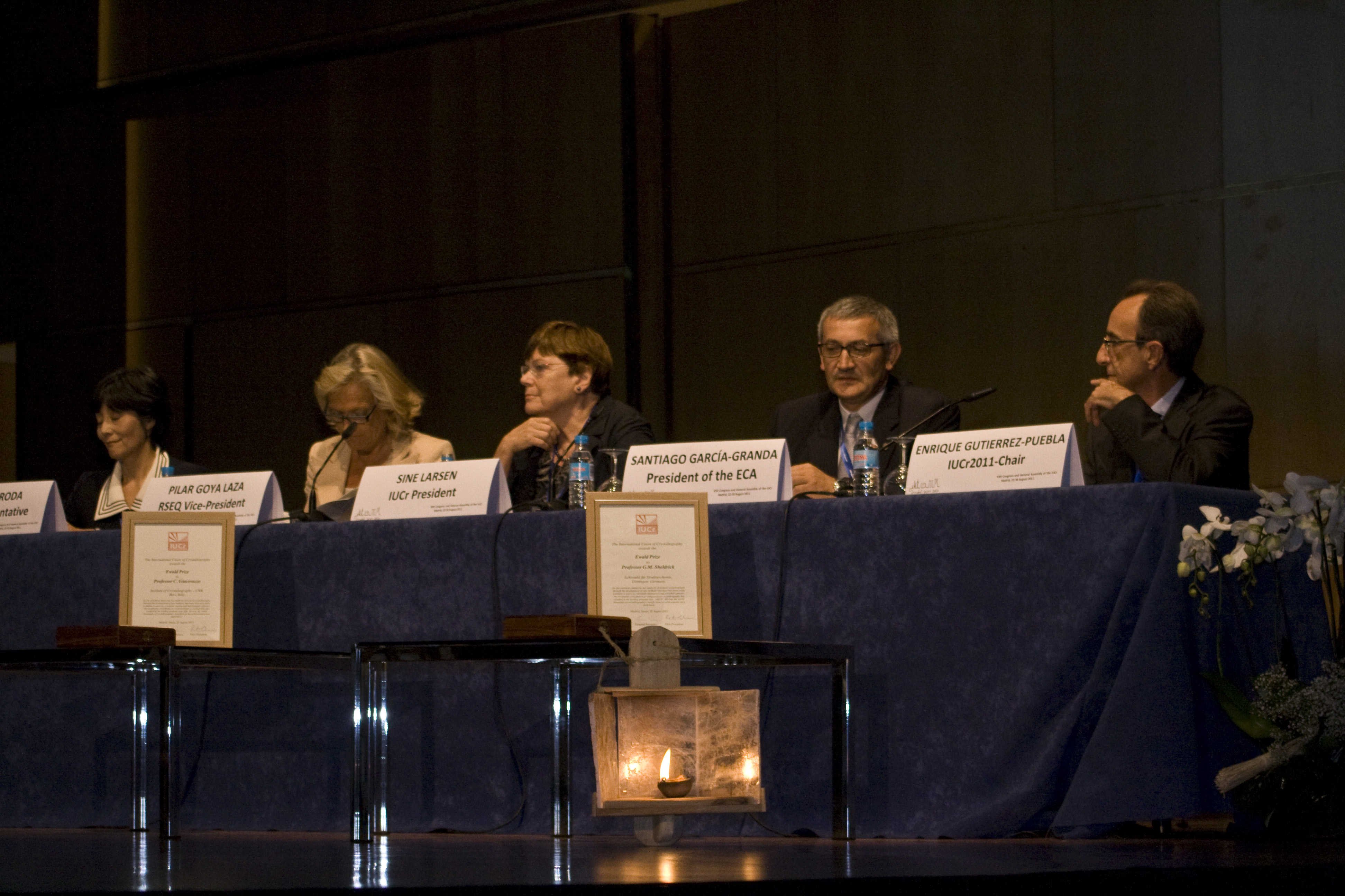 2011: IUCr Congress and General Assembly: Opening ceremony