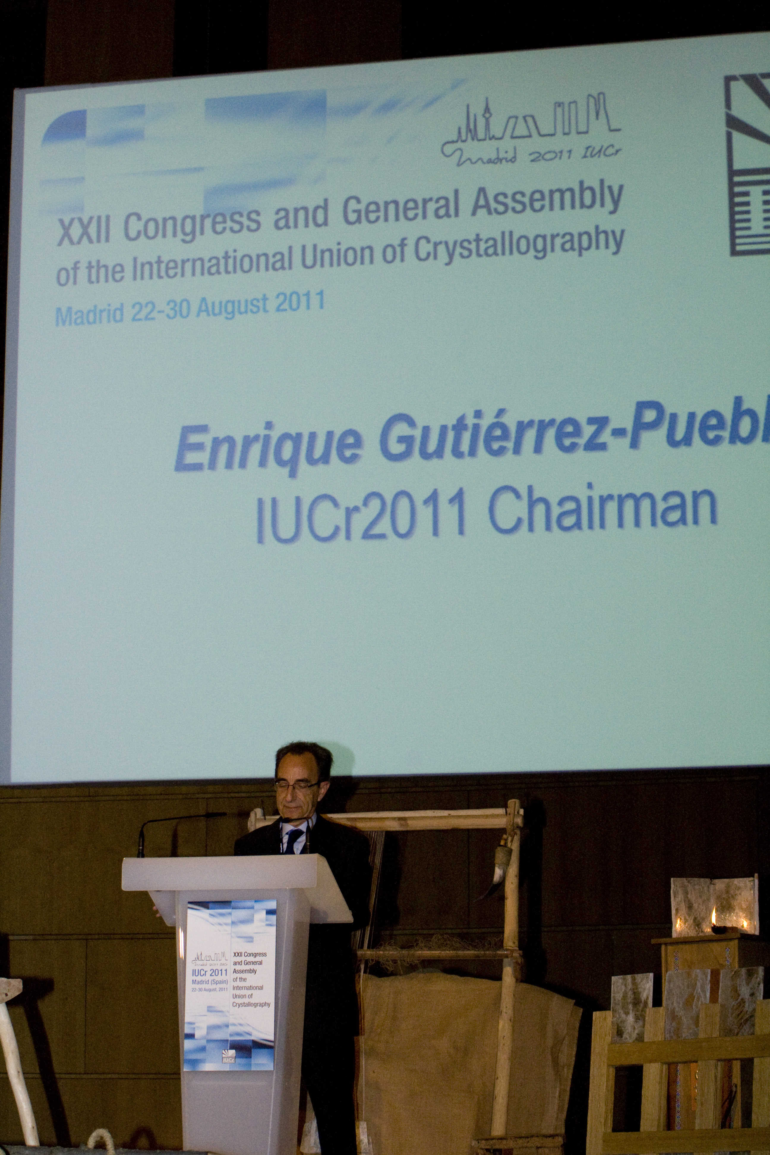 2011: IUCr Congress and General Assembly: Opening ceremony