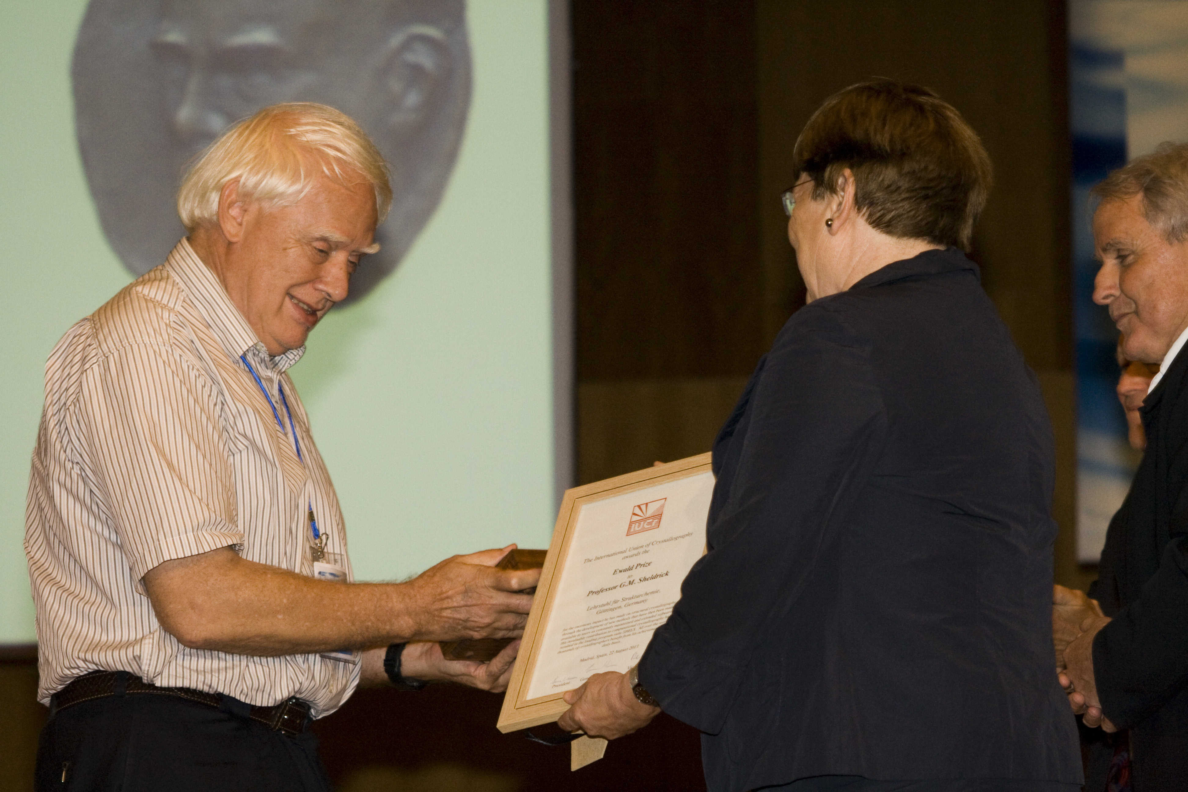 2011: IUCr Congress and General Assembly: Ewald Prize