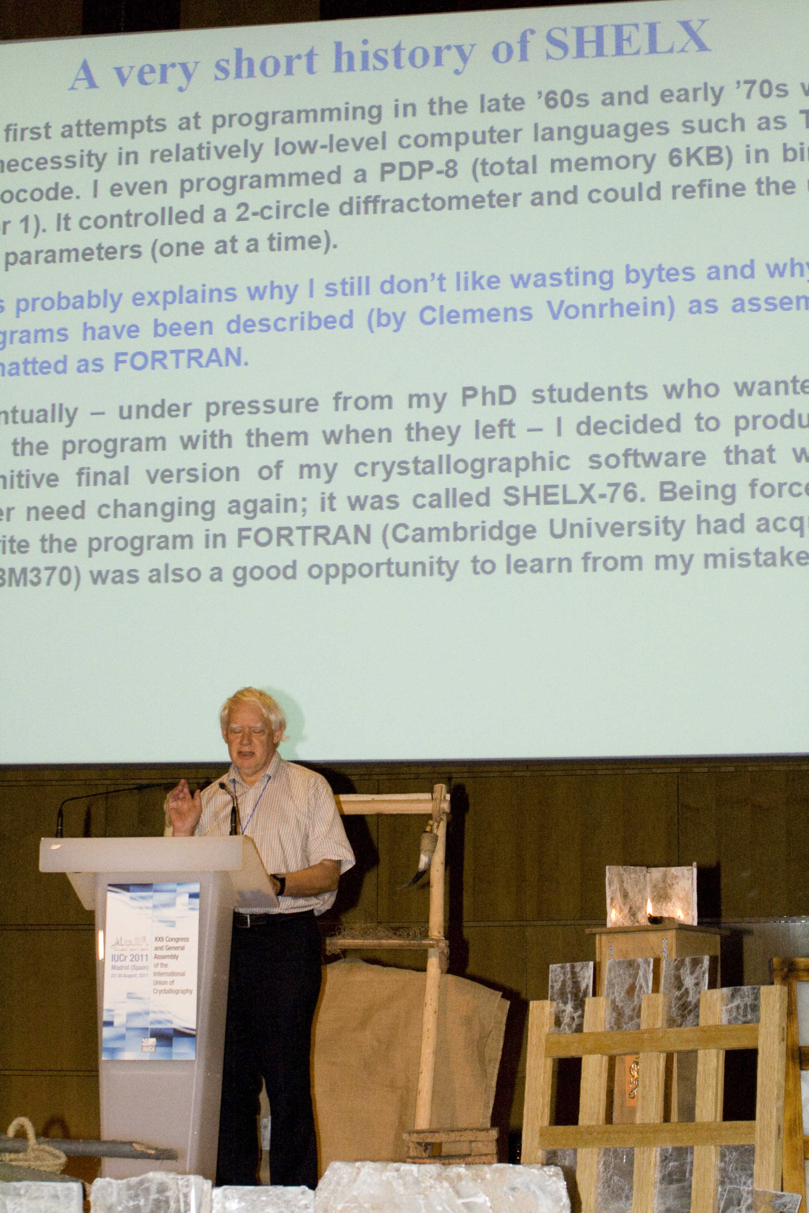 2011: IUCr Congress and General Assembly: Ewald Prize