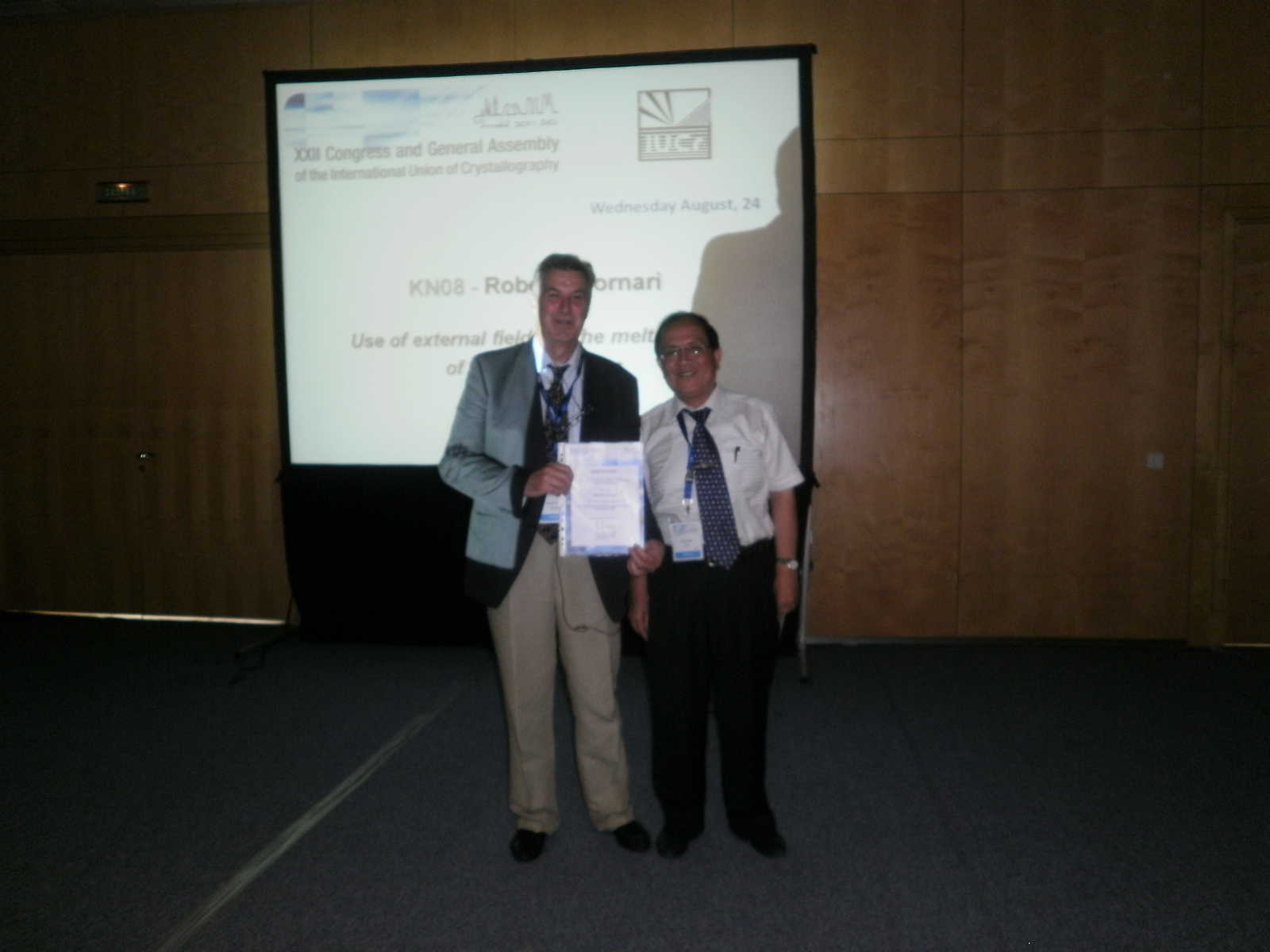 2011: IUCr Congress and General Assembly: Keynote Lecture