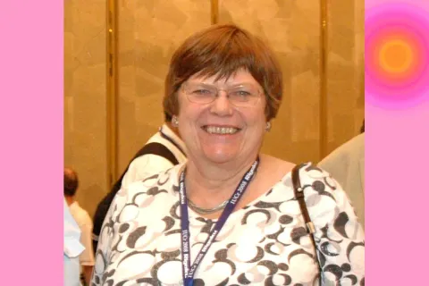 Figure 1. Sine at the IUCr Congress in 2008, the year she was elected as President of the IUCr.